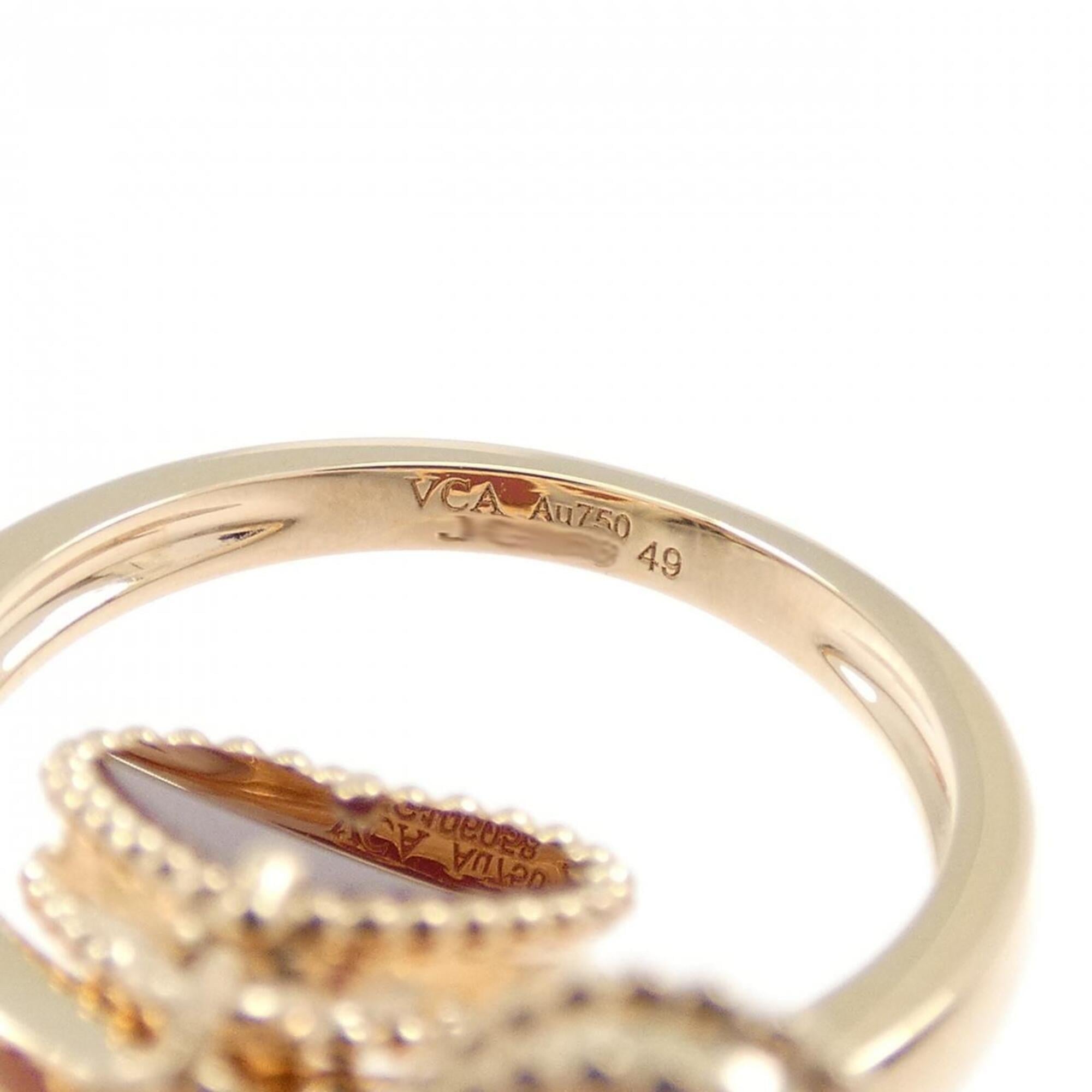 Van Cleef & Arpels Pink Gold (18K) Band Ring (Pre-Owned)