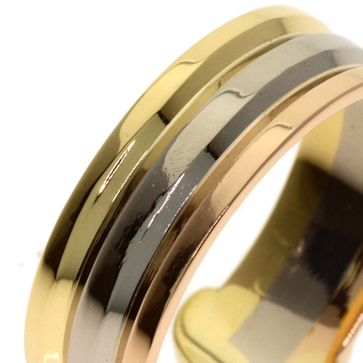 Cartier Yellow Gold (18K) Pink Gold (18K) White Gold (18K) Band Ring (Pre-Owned)