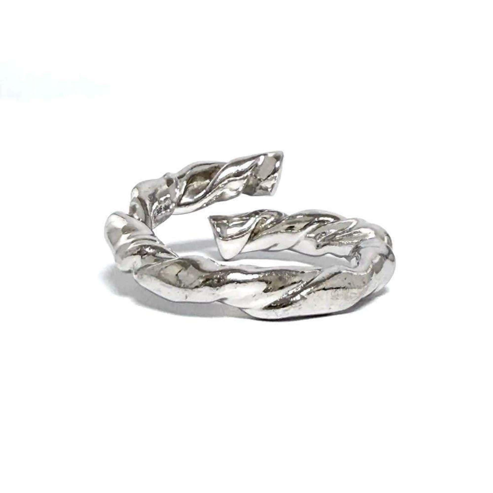 Loewe Silver 925 Band Ring (Pre-Owned)