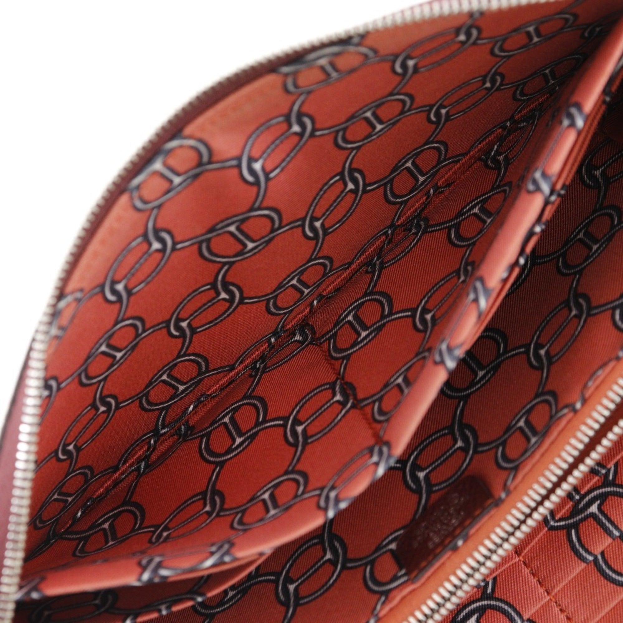 Hermes Bordeaux Red Color Rouge H Epsom Leather Coin Purse/Coin Case (Pre-Owned)