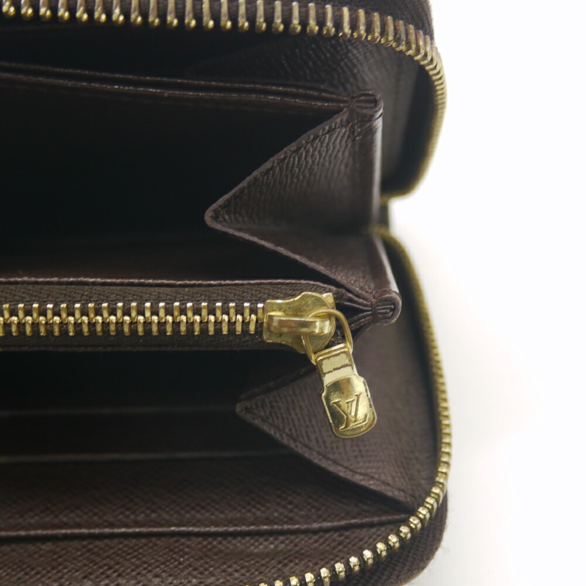 Louis Vuitton Brown Damier Canvas Long Wallet (Bi-Fold) (Pre-Owned)
