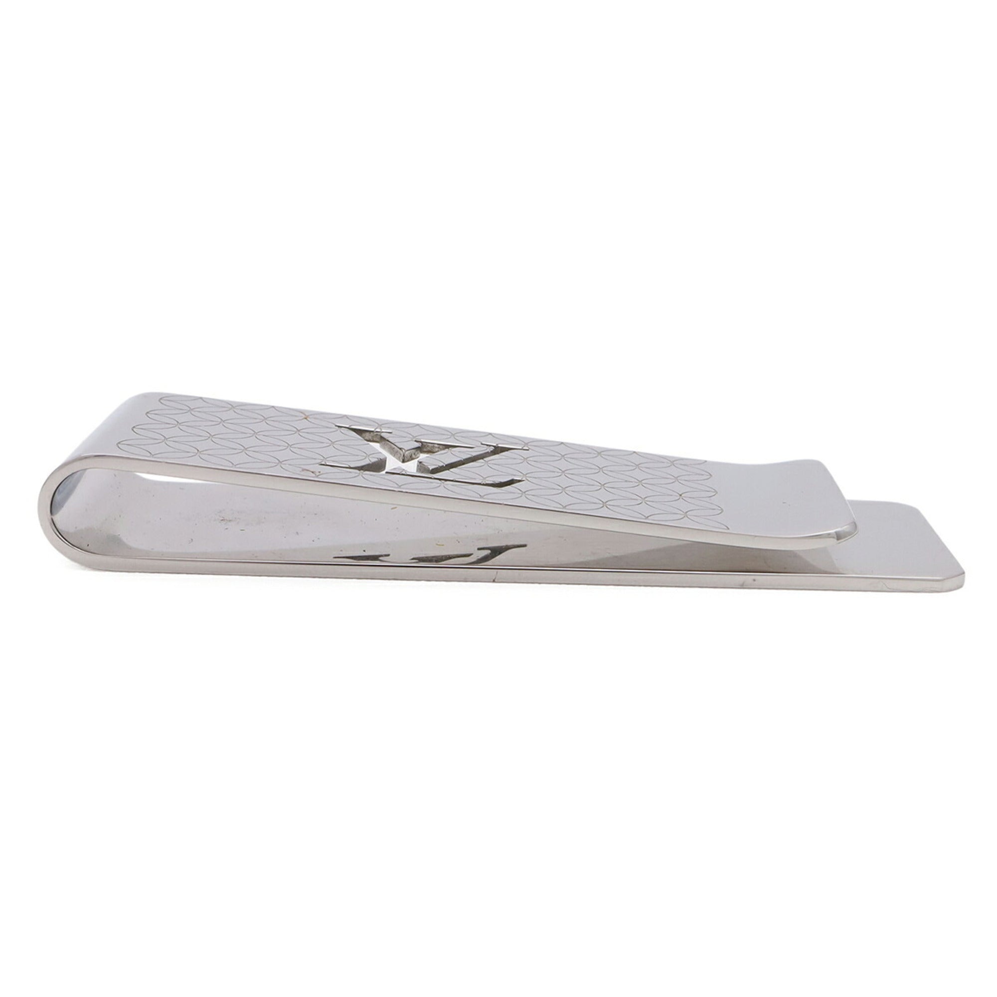 Louis Vuitton Silver Stainless Steel Money Clip (Pre-Owned)