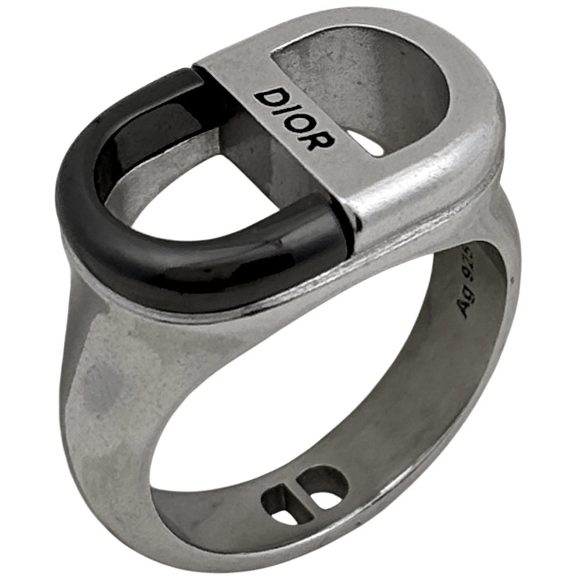 Christian Dior Silver 925 Band Ring (Pre-Owned)