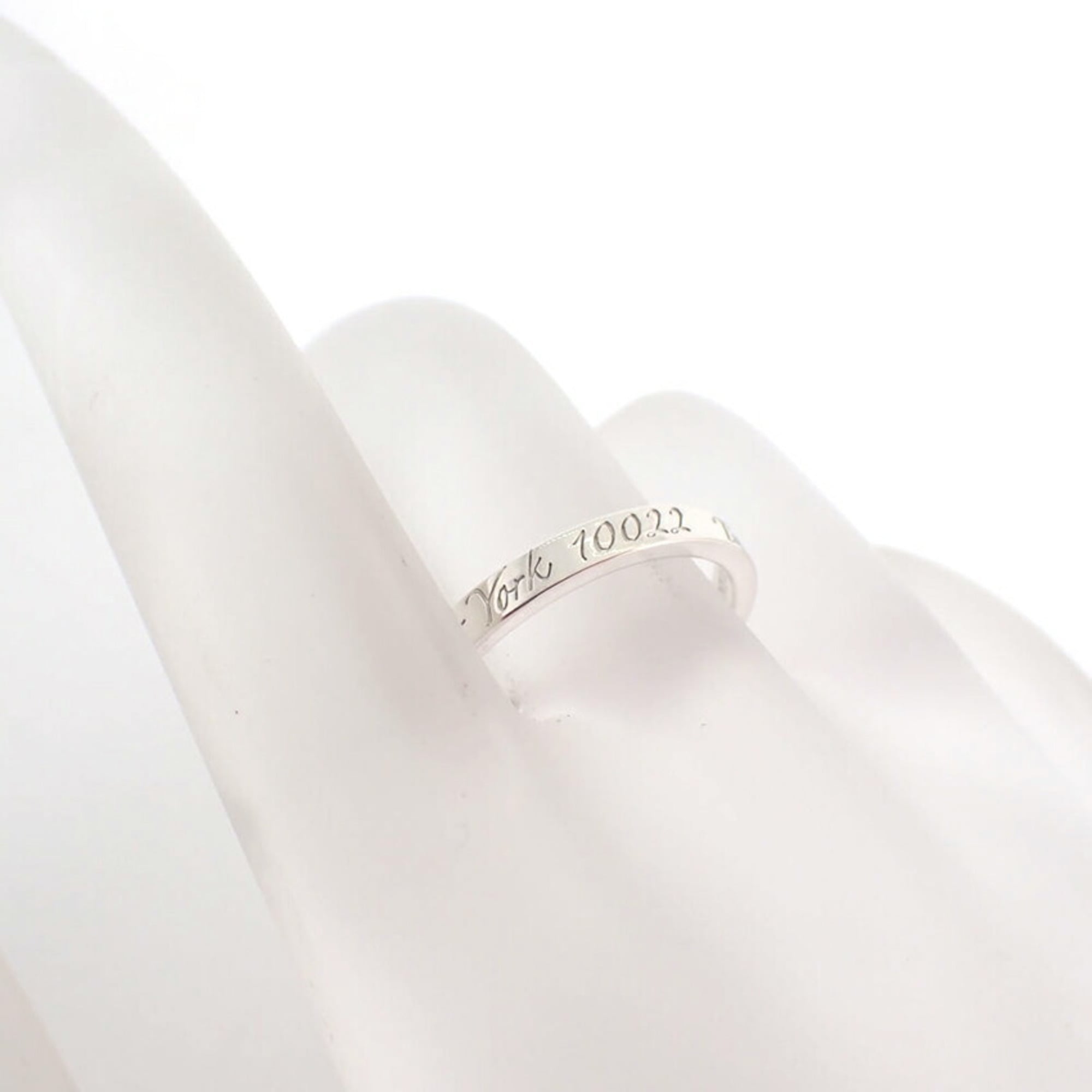 Tiffany Sterling Silver 925 Band Ring (Pre-Owned)
