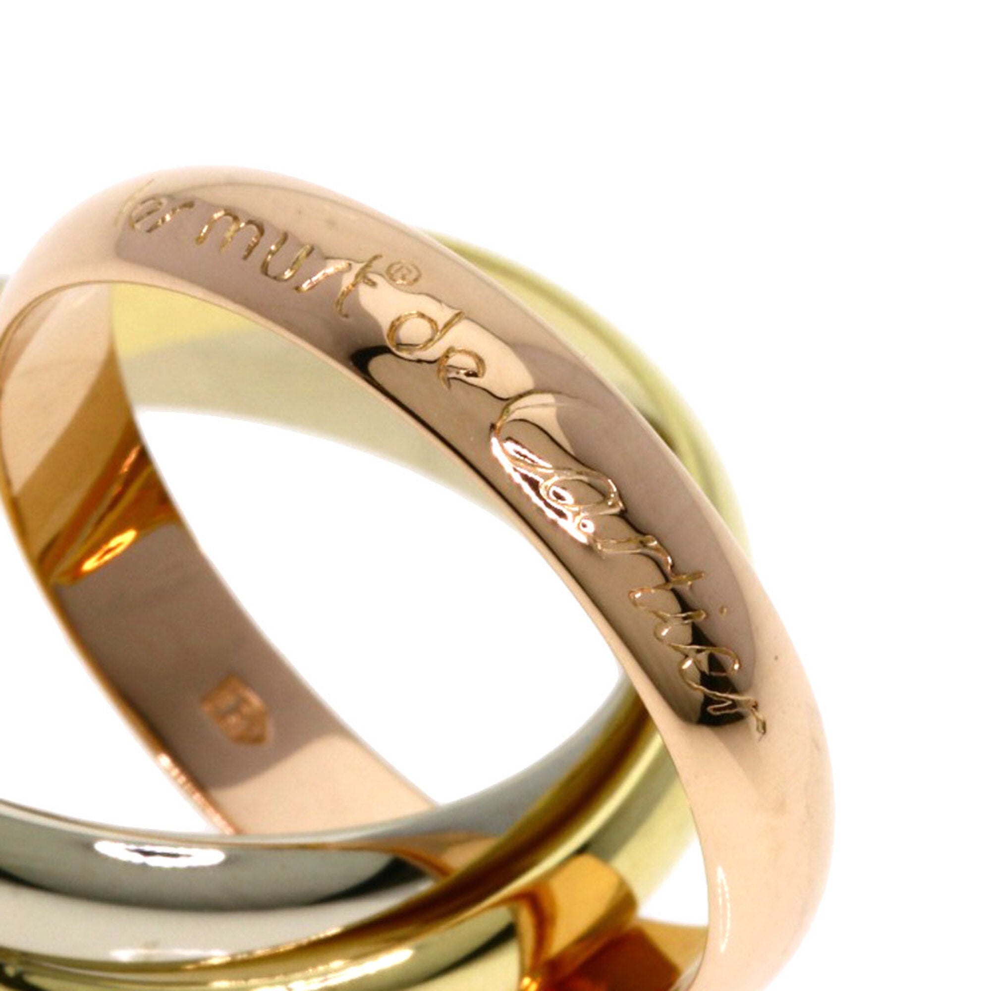 Cartier Yellow Gold (18K) Pink Gold (18K) White Gold (18K) Band Ring (Pre-Owned)