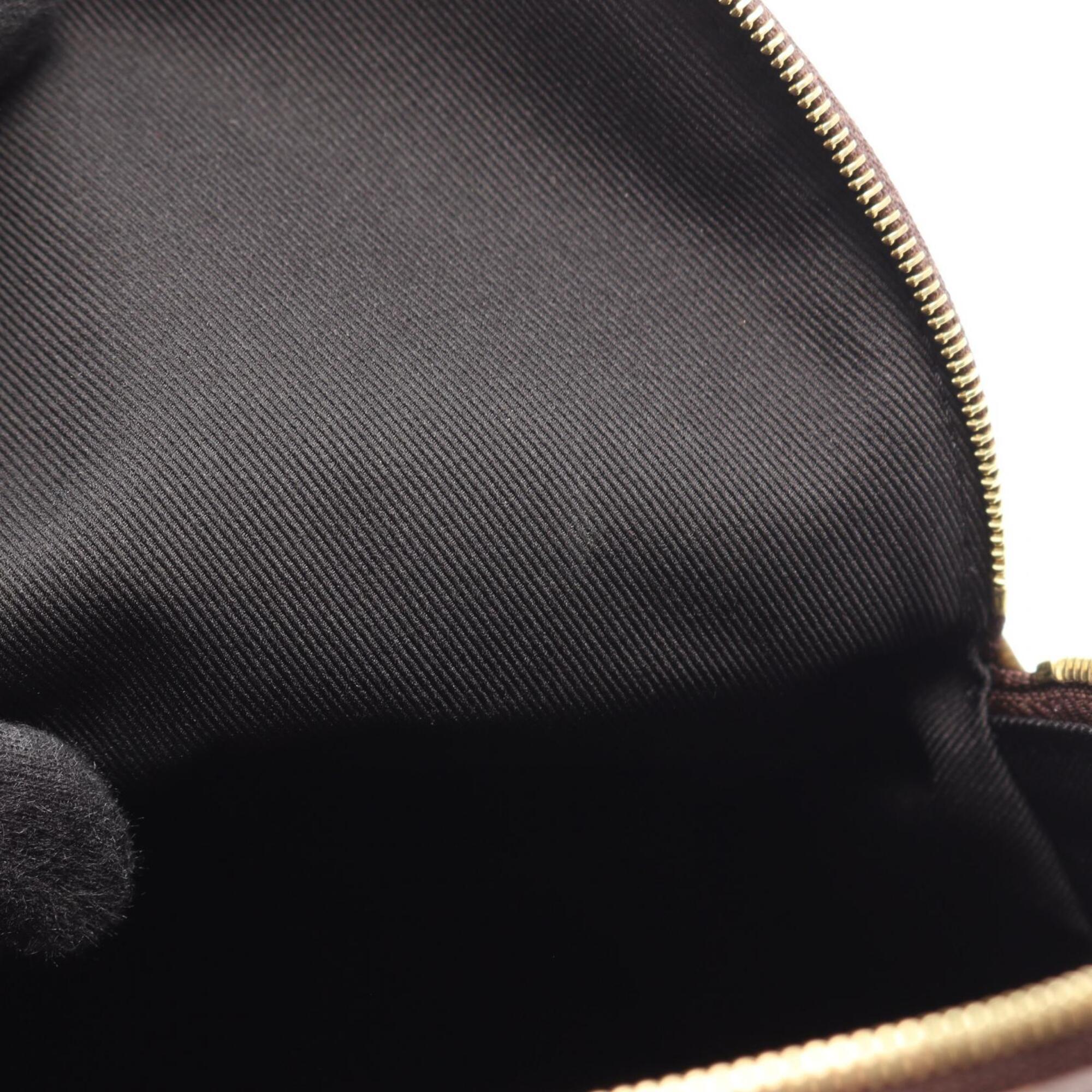 Louis Vuitton Black Brown Monogram Monogram Leather Backpack (Pre-Owned)