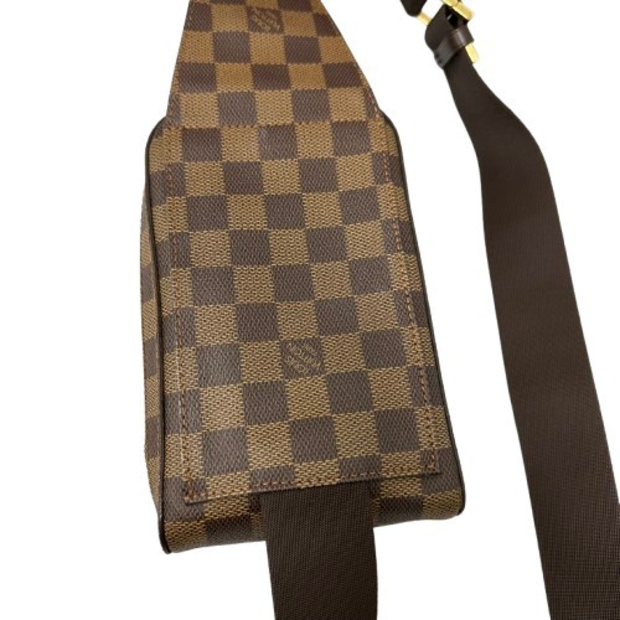 Louis Vuitton Damier Brown Damier Canvas Shoulder Bag Sling Bag (Pre-Owned)