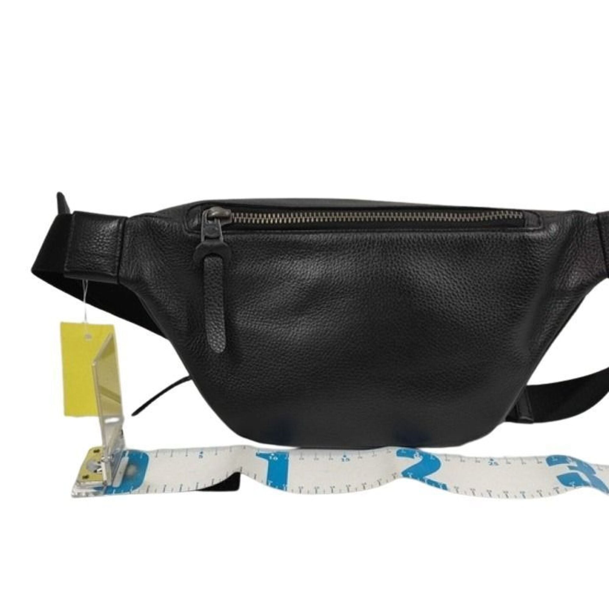 Coach Signature Black Canvas Leather Sling Bag (Pre-Owned)