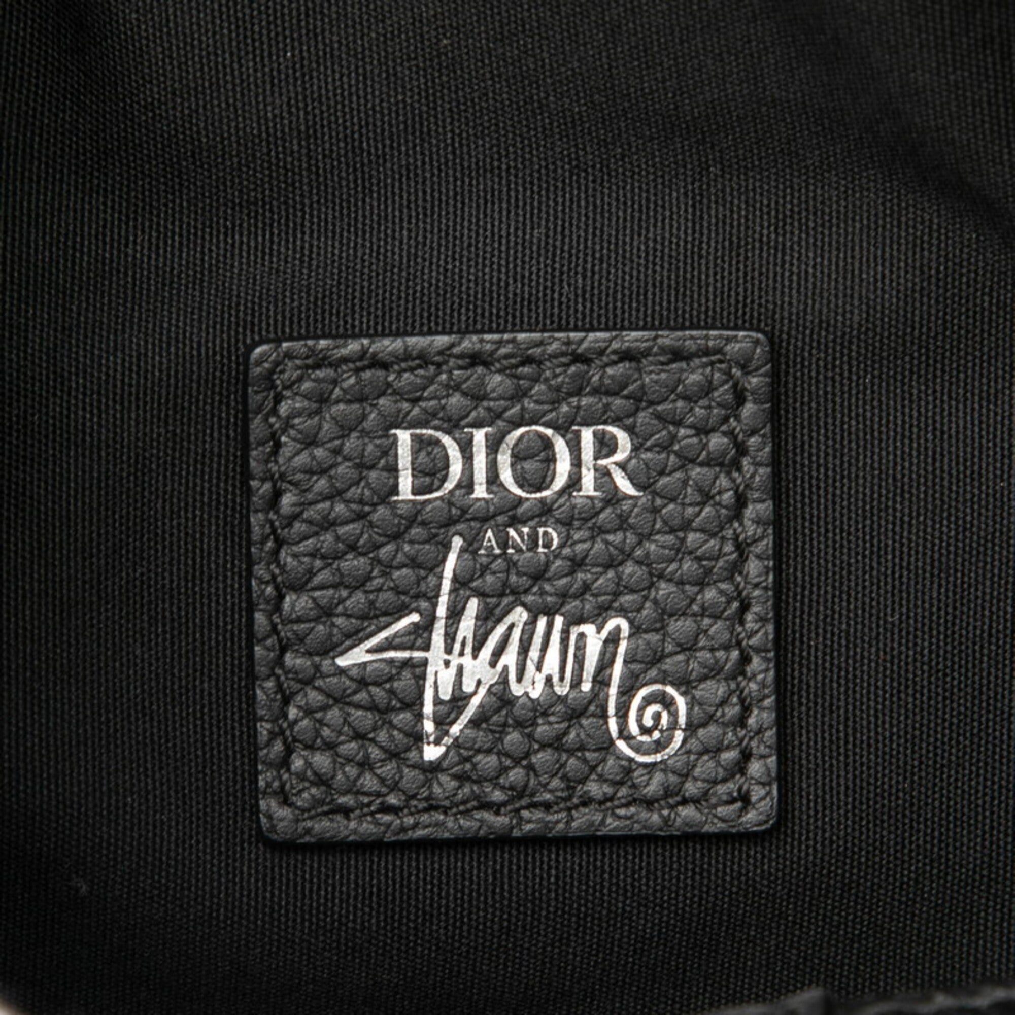 Christian Dior Black Leather Shoulder Bag Sling Bag (Pre-Owned)