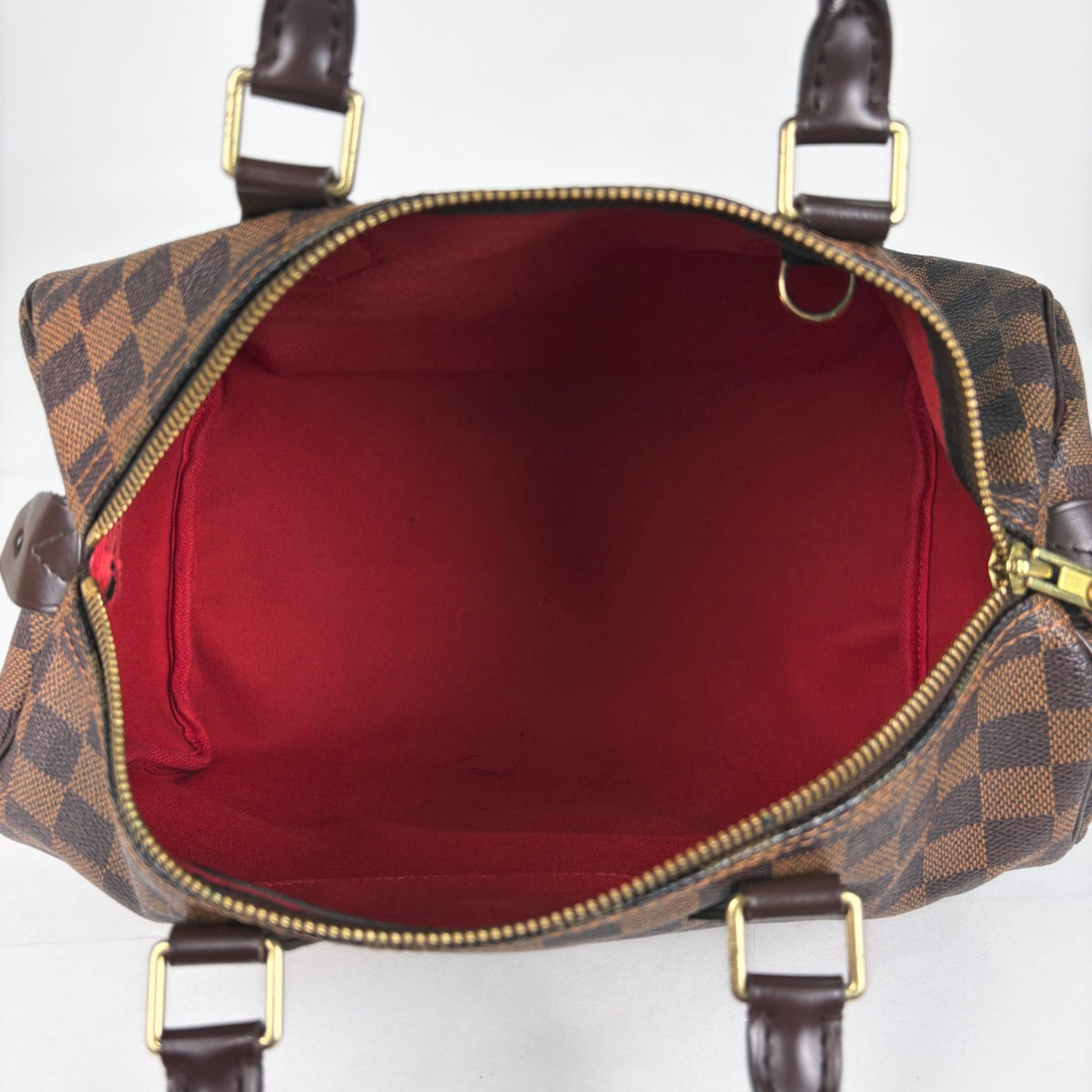 Louis Vuitton Brown Damier Canvas Handbag (Pre-Owned)