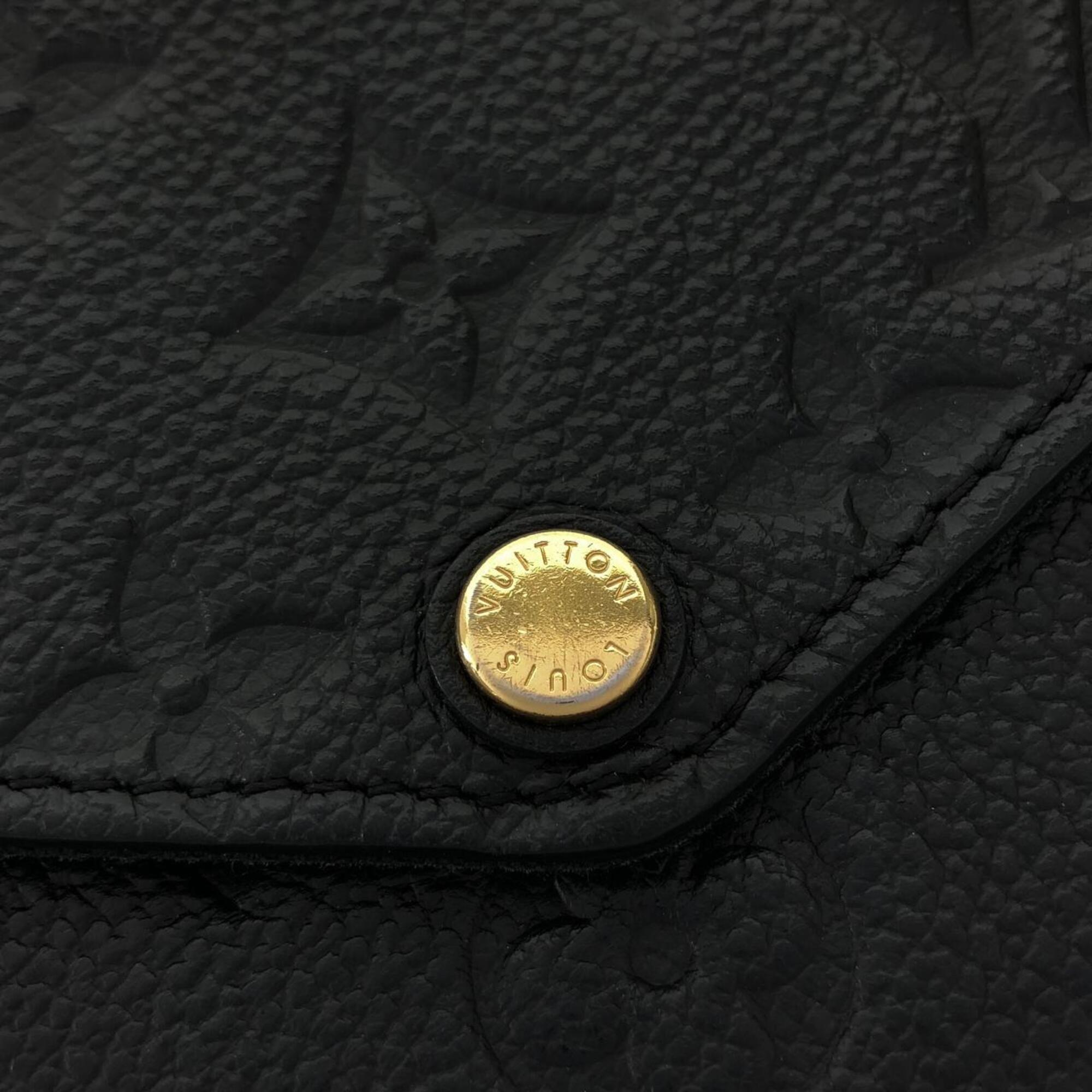 Louis Vuitton Black Leather Pochette Pouch Shoulder Bag (Pre-Owned)