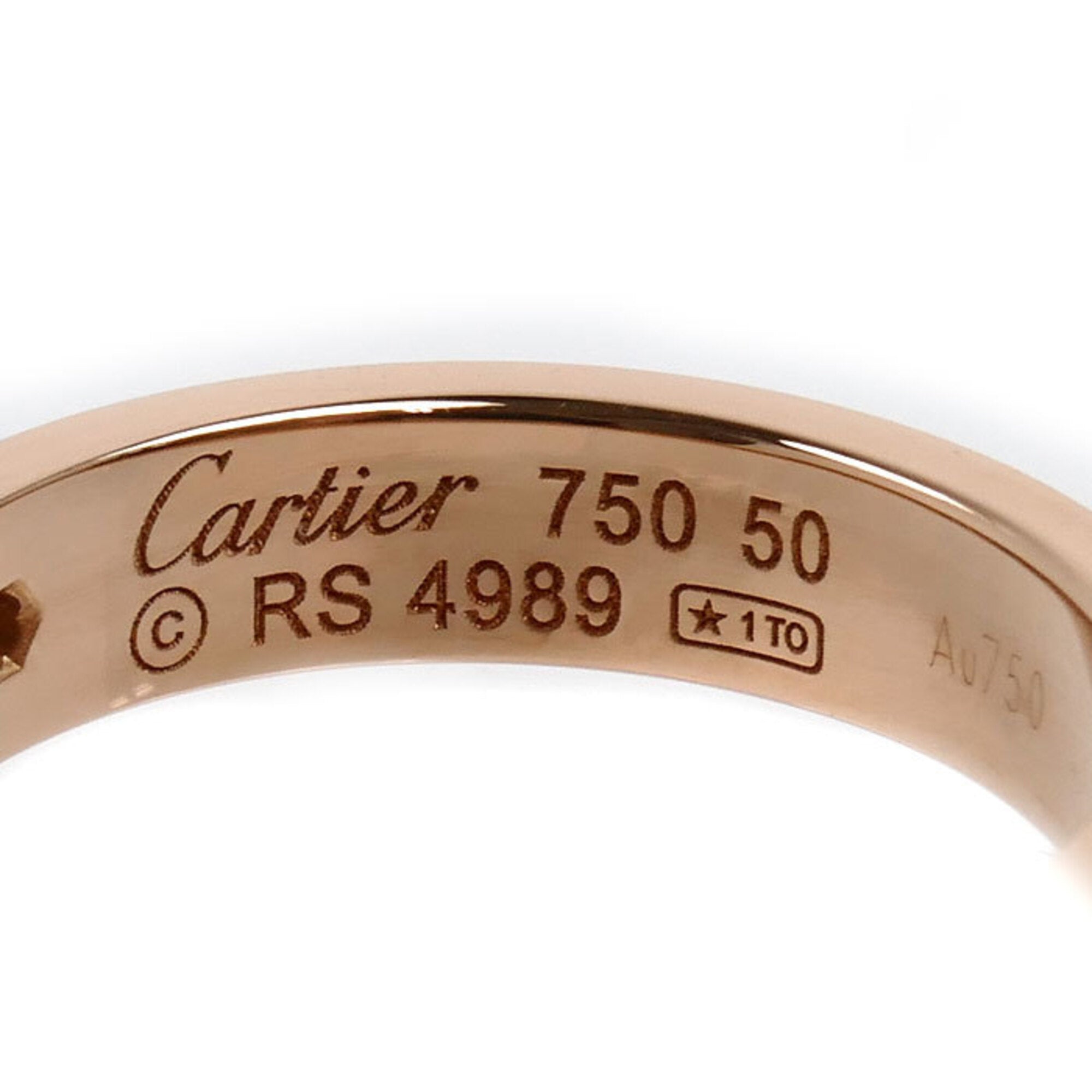 Cartier Pink Gold (18K) Band Ring (Pre-Owned)