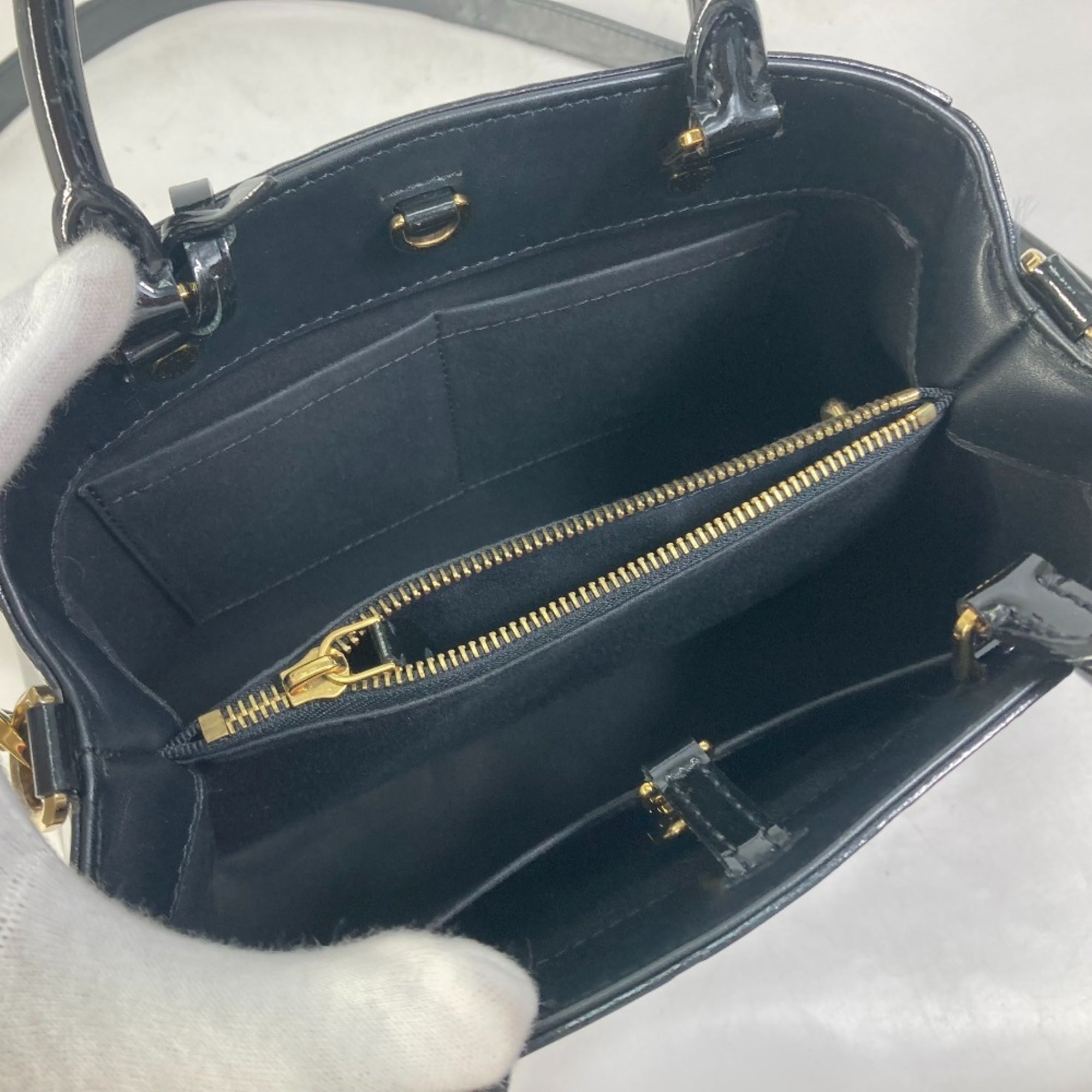 Louis Vuitton Monogram Vernis Black Noir Monogram Vernis Handbag Shoulder Bag (Pre-Owned)