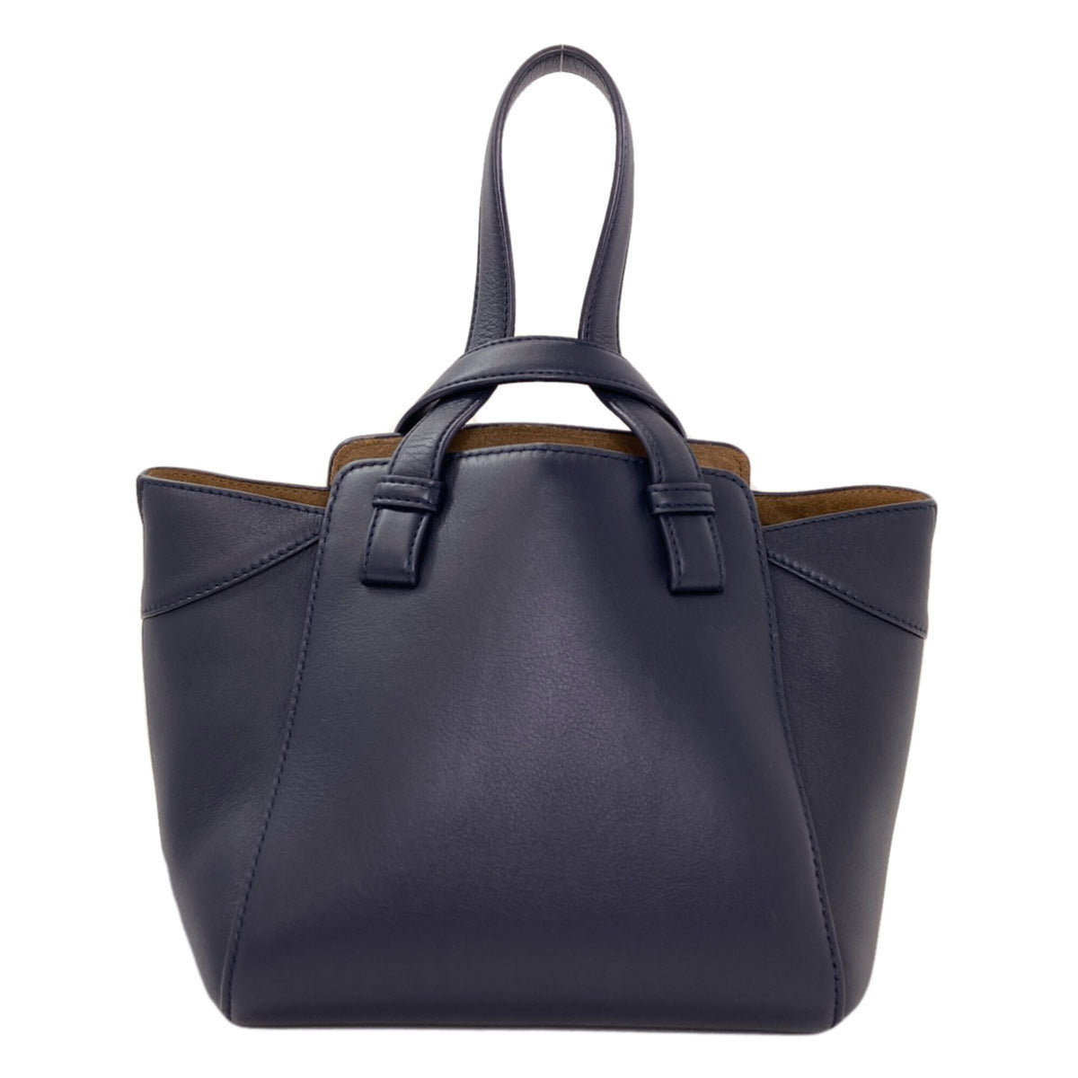 Loewe Navy Leather Handbag (Pre-Owned)