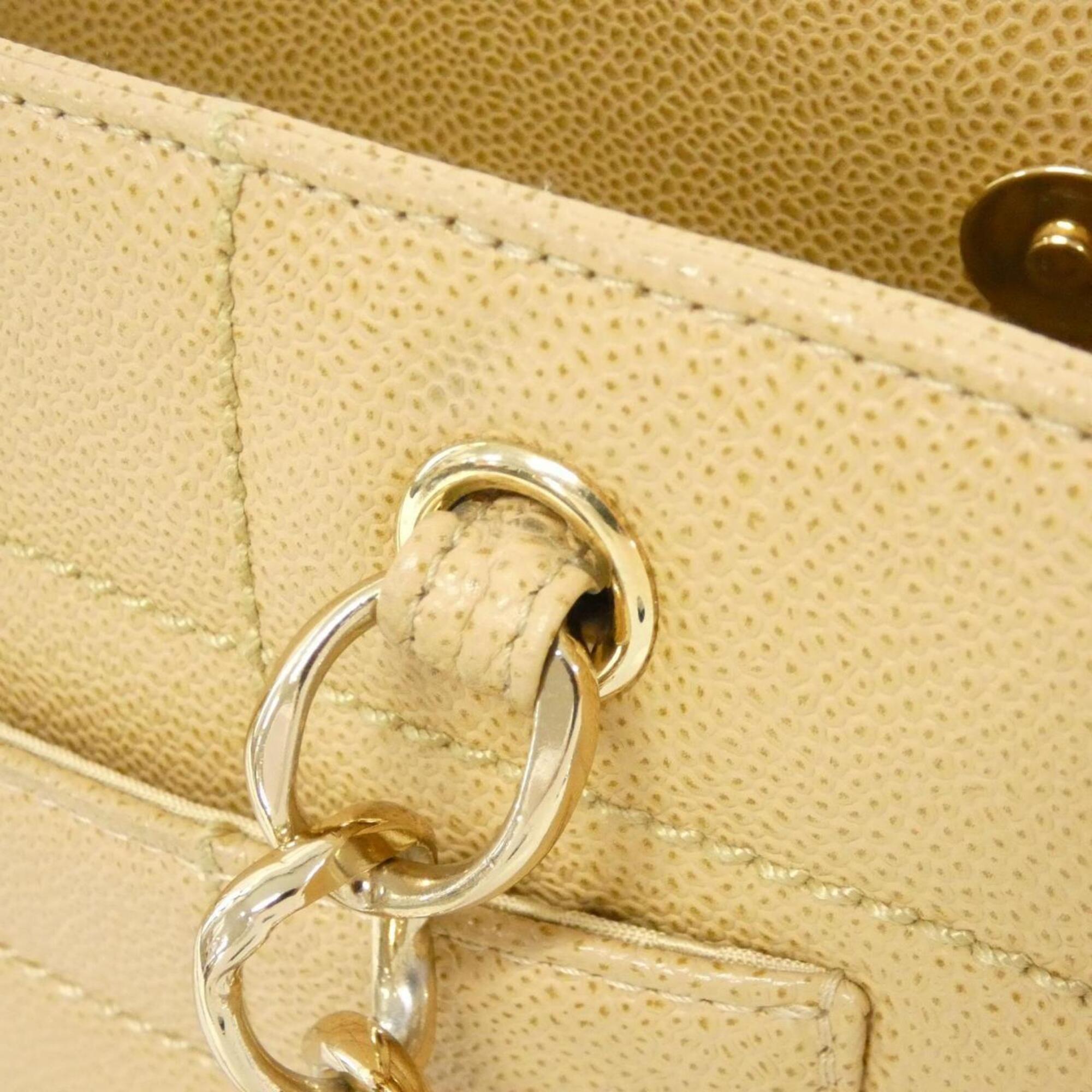 Chanel Beige Handbag (Pre-Owned)
