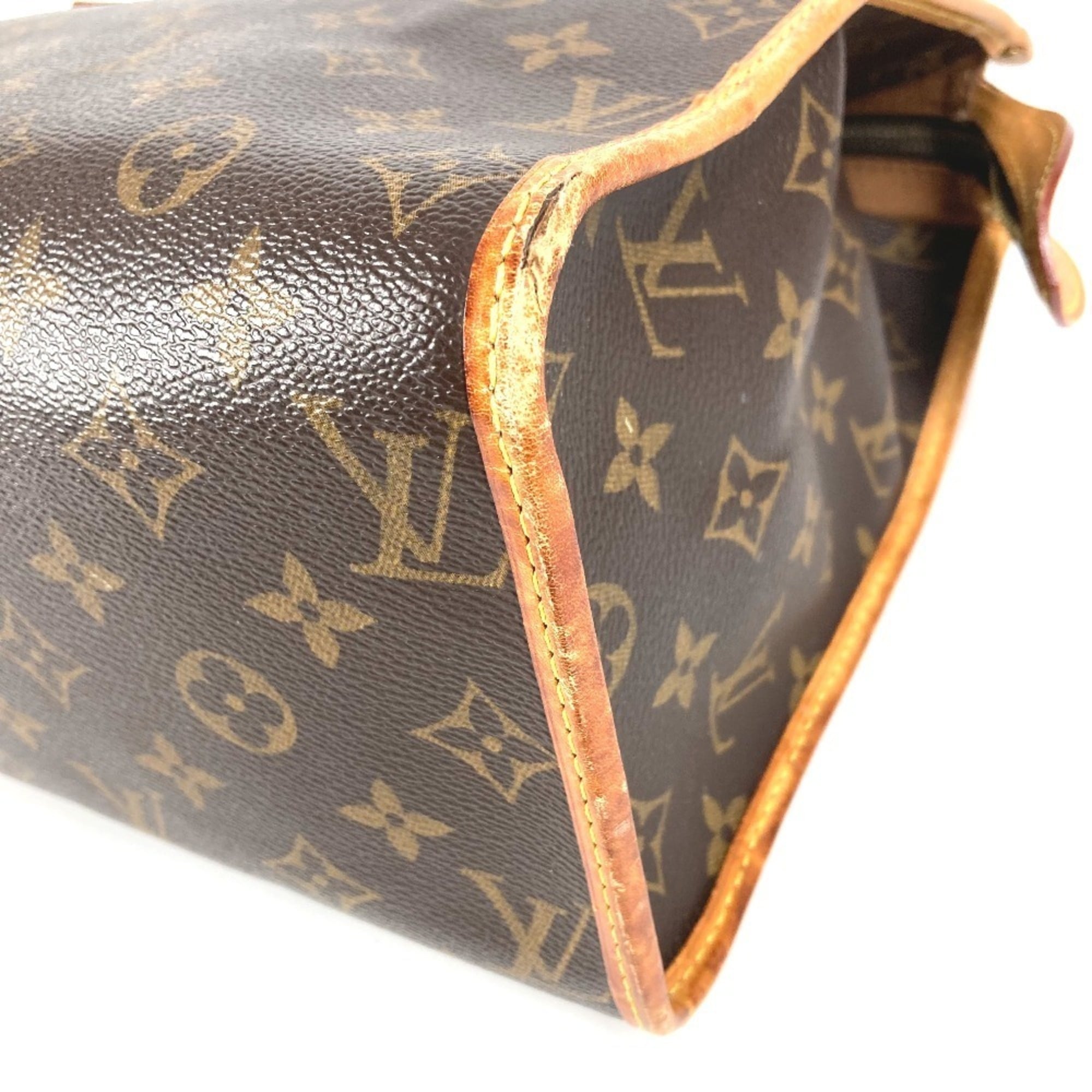 Louis Vuitton Brown Monogram Shoulder Bag Tote Bag (Pre-Owned)