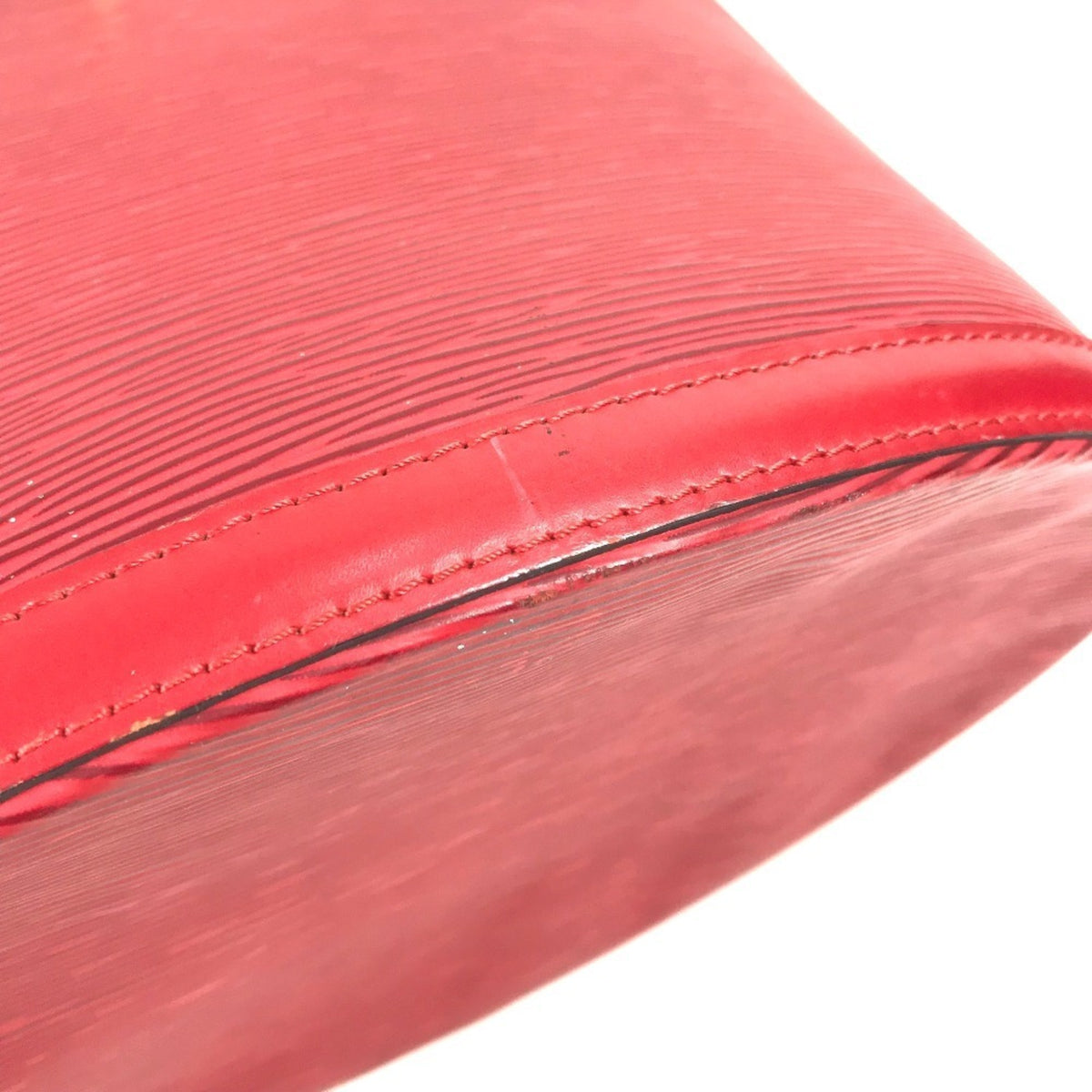 Louis Vuitton Castilian Red Red Color Epi Leather Shoulder Bag (Pre-Owned)
