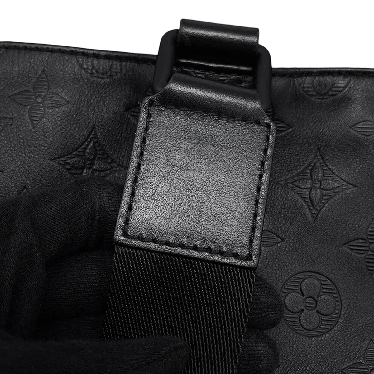 Louis Vuitton Black Monogram Noir Monogram Shadow Handbag Sling Bag (Pre-Owned)