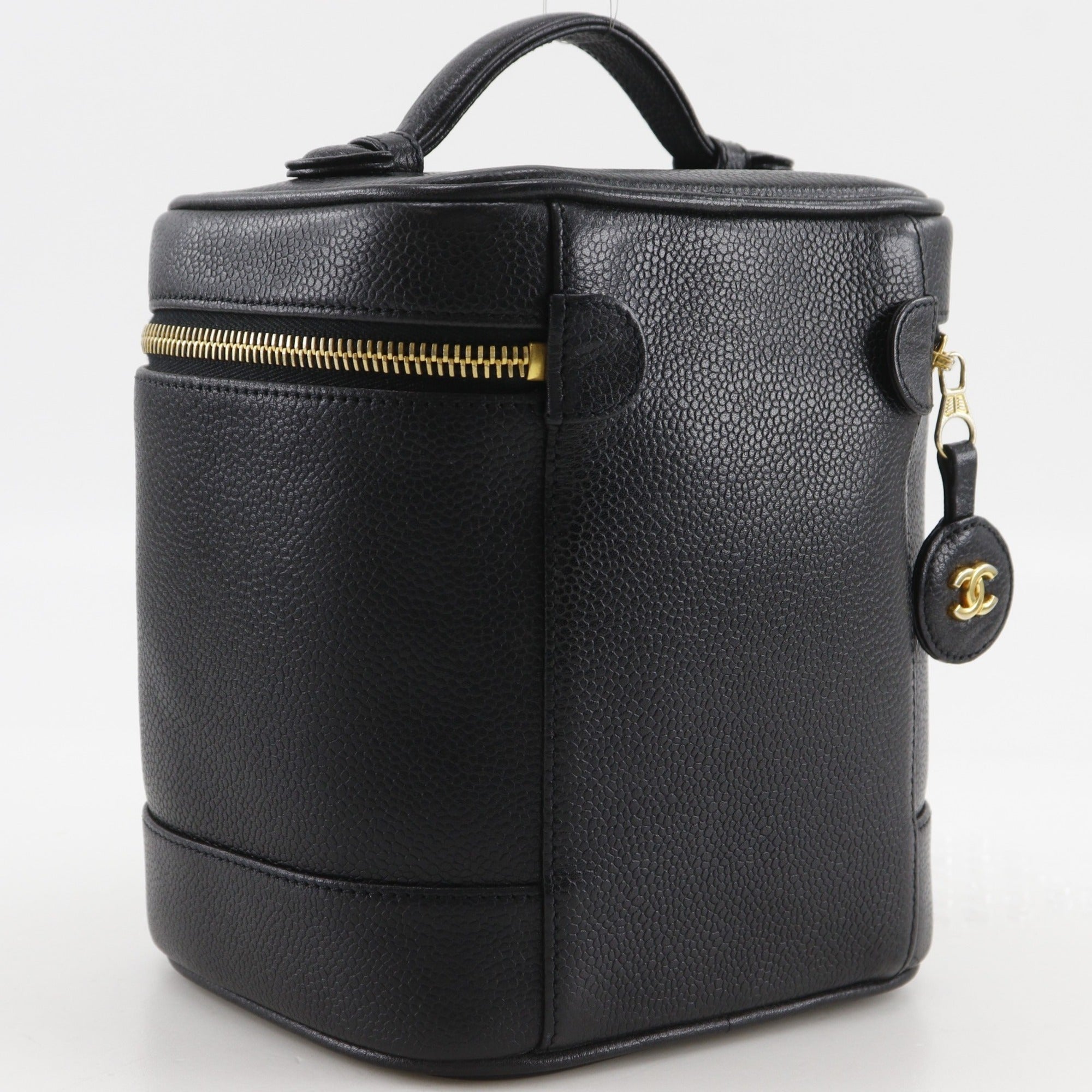 Chanel Black Grained Calfskin (Pre-Owned)