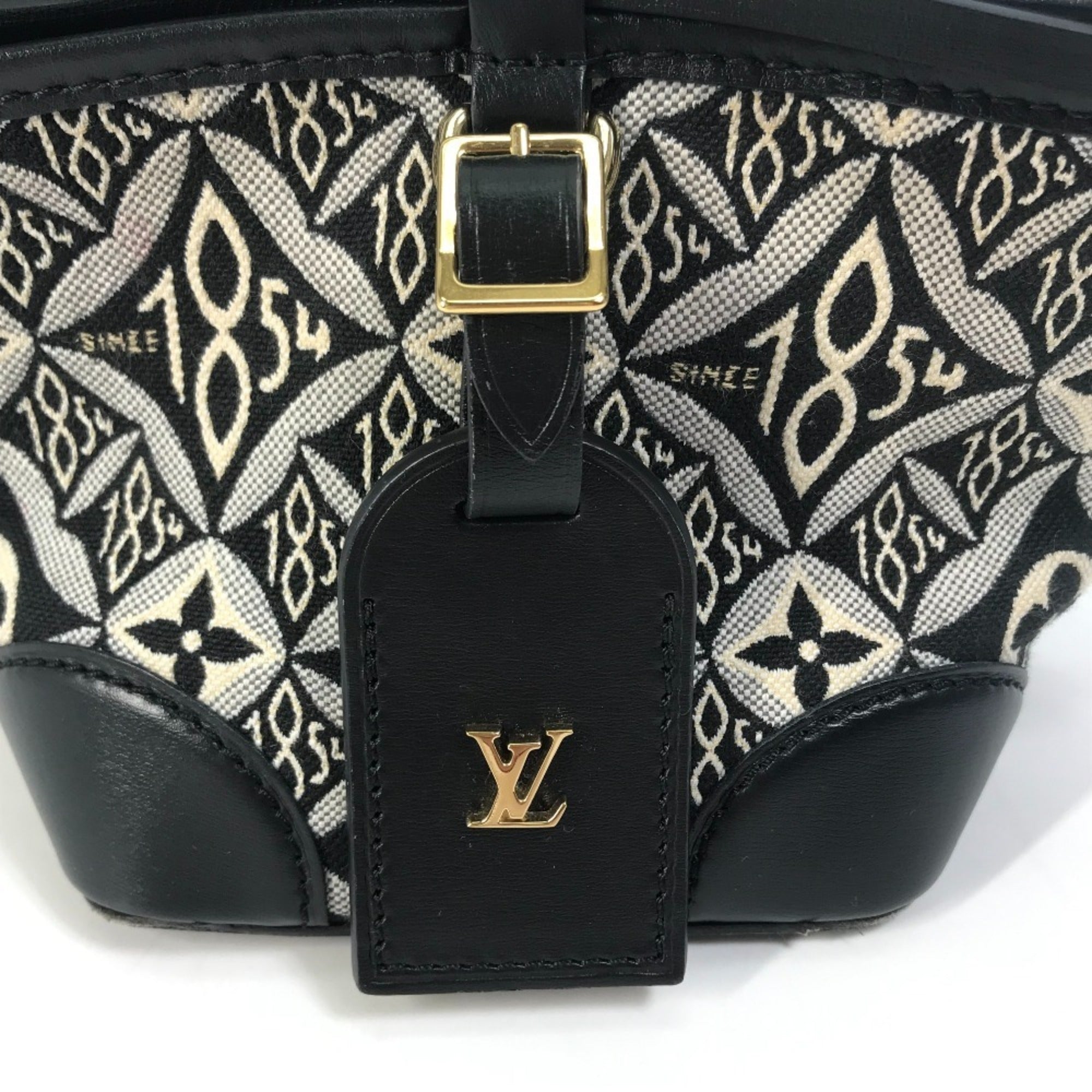 Louis Vuitton Black Noir Jacquard Pochette Shoulder Bag (Pre-Owned)