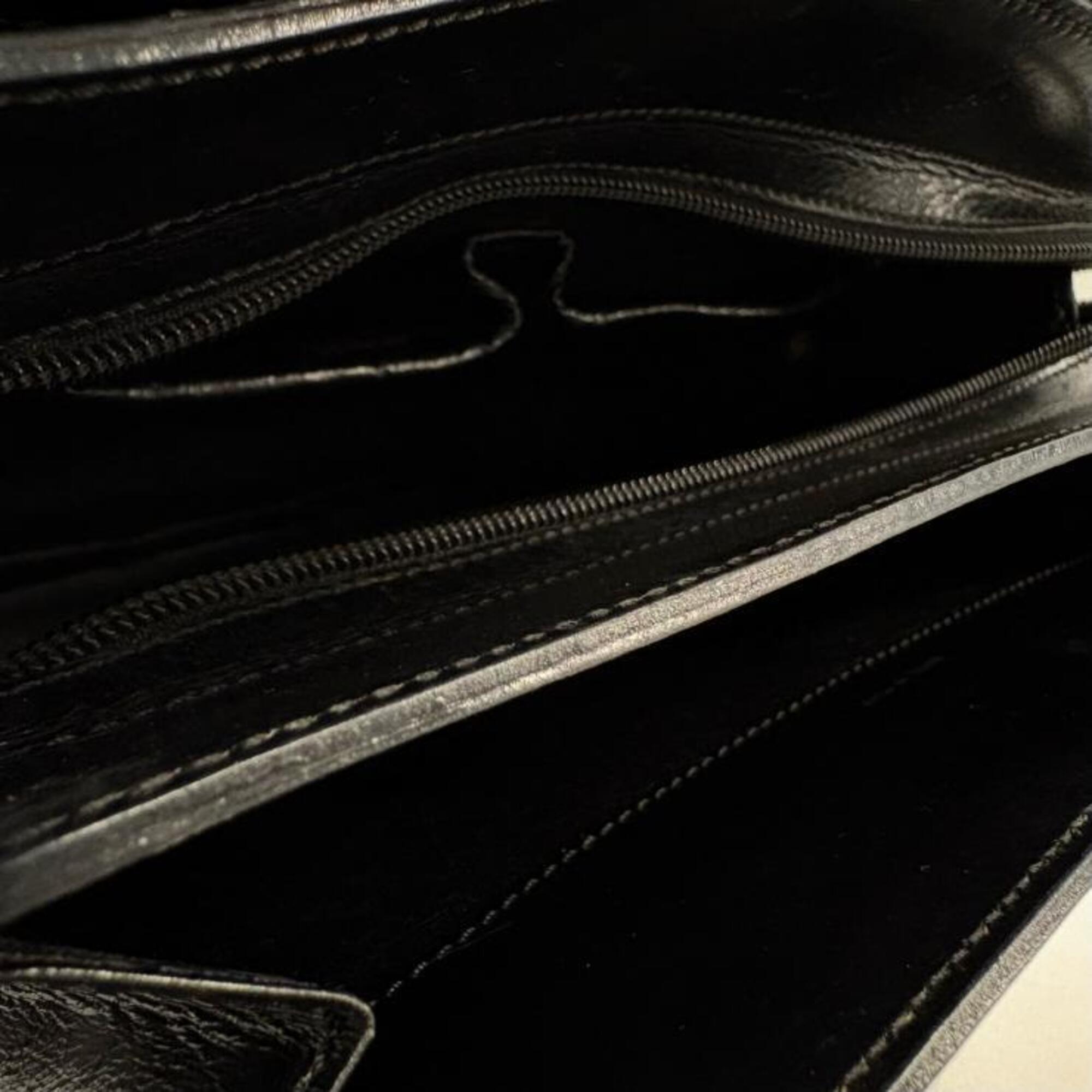 Celine Black Leather Handbag (Pre-Owned)