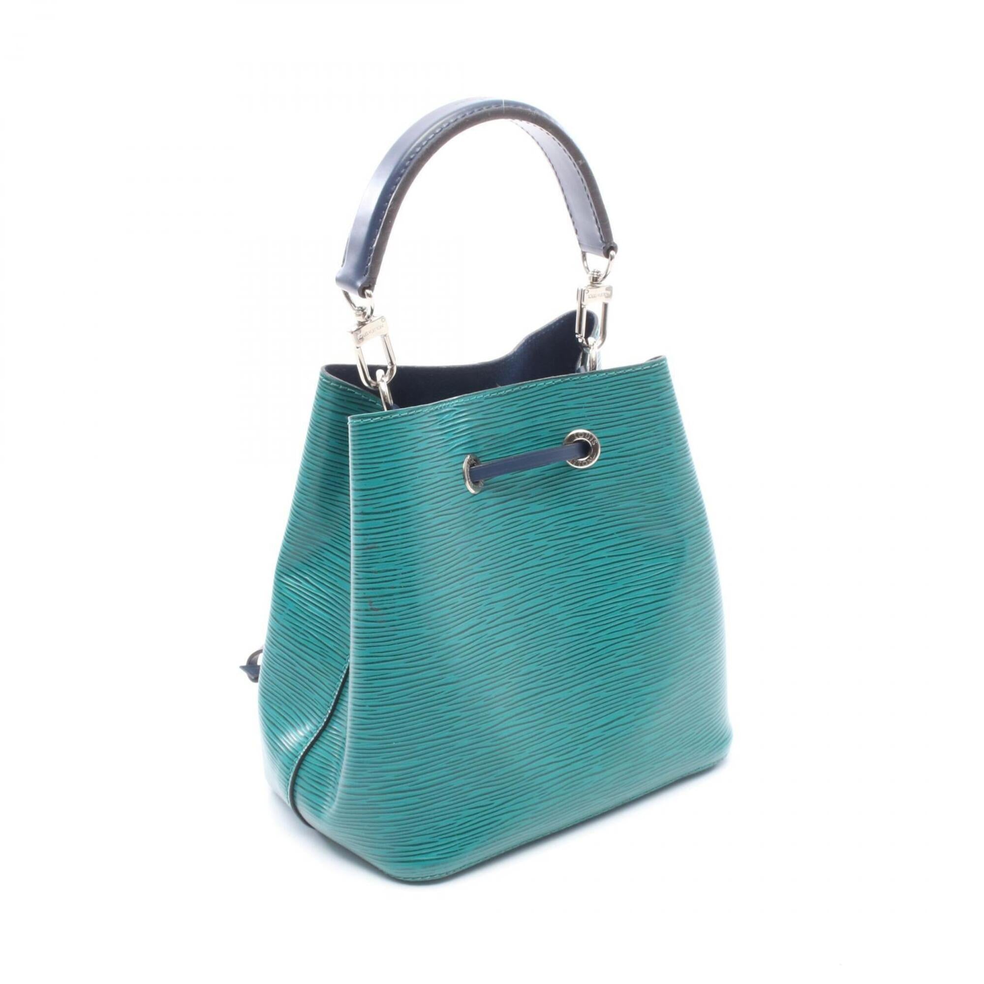 Louis Vuitton Green Indigo Navy Epi Leather Handbag (Pre-Owned)