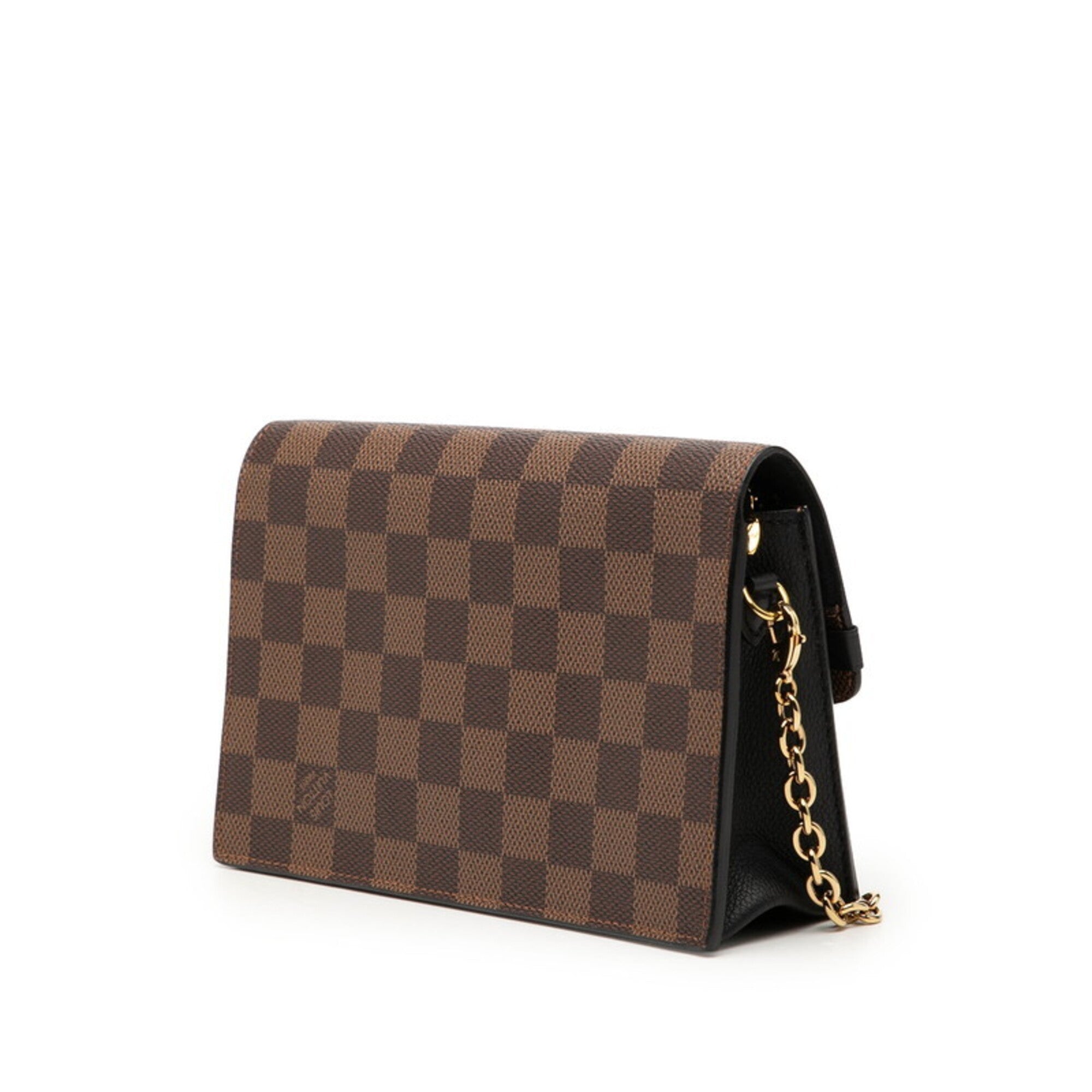 Louis Vuitton Damier Black Brown Pvc Leather Shoulder Bag (Pre-Owned)
