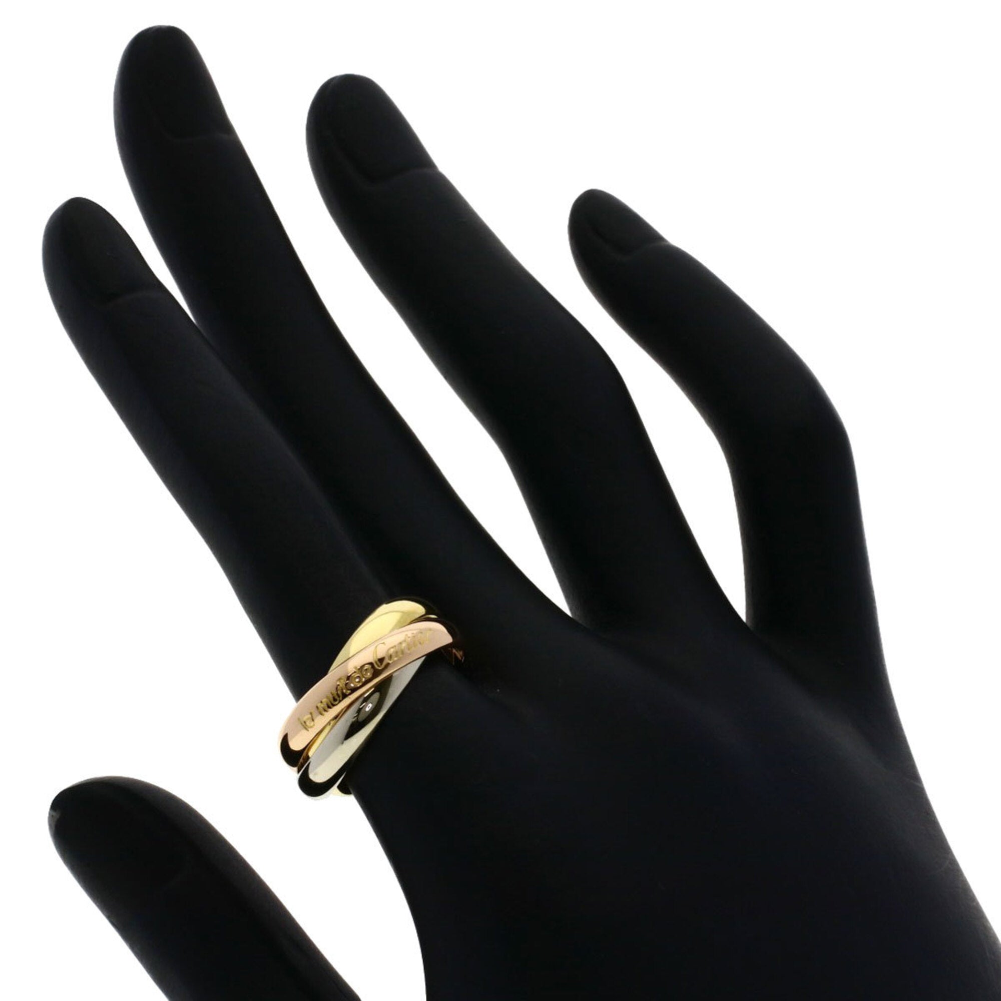 Cartier Trinity Yellow Gold (18K) Pink Gold (18K) White Gold (18K) Band Ring (Pre-Owned)