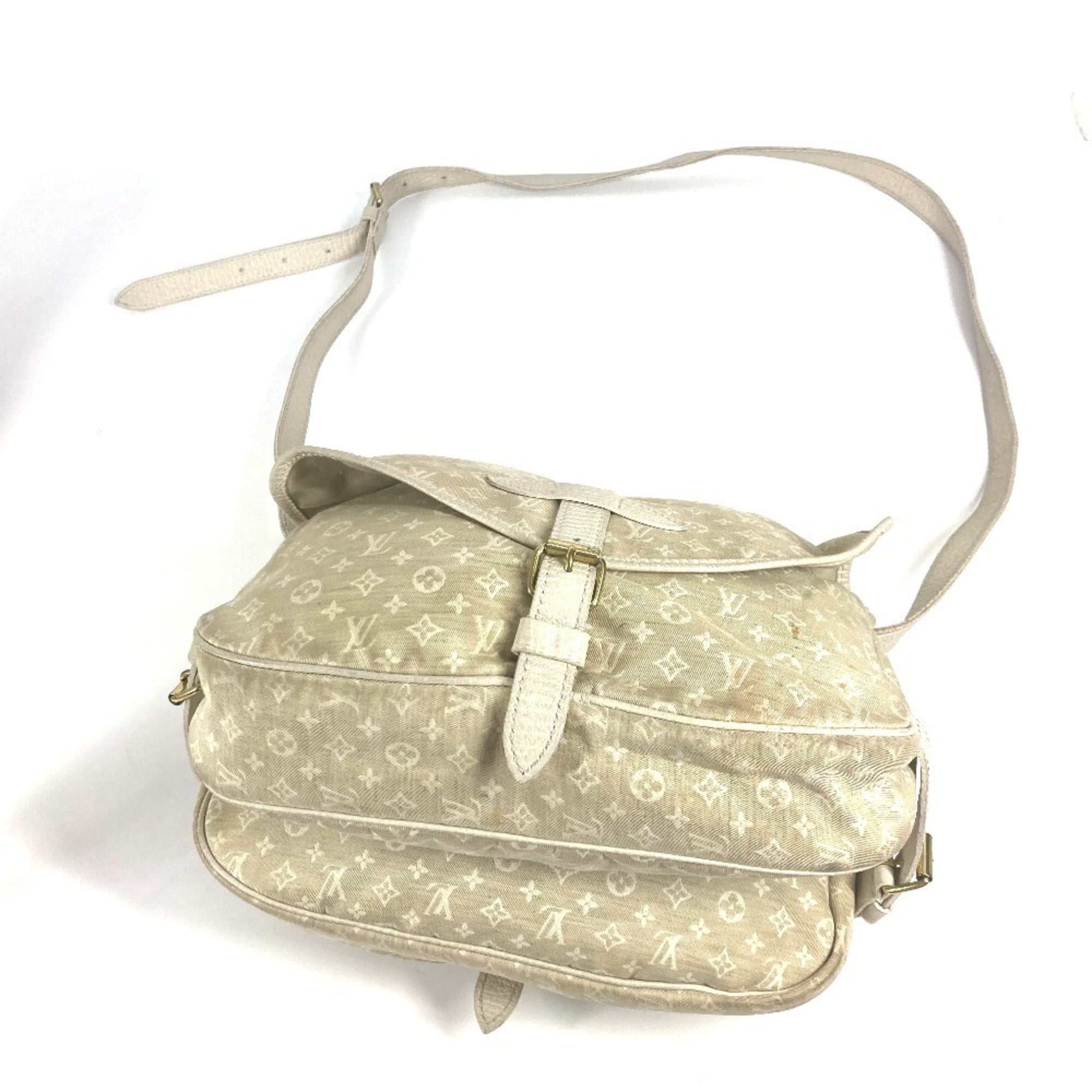 Louis Vuitton Monogram Mini Lin Beige Dune Monogram Mini Lin Shoulder Bag (Pre-Owned)