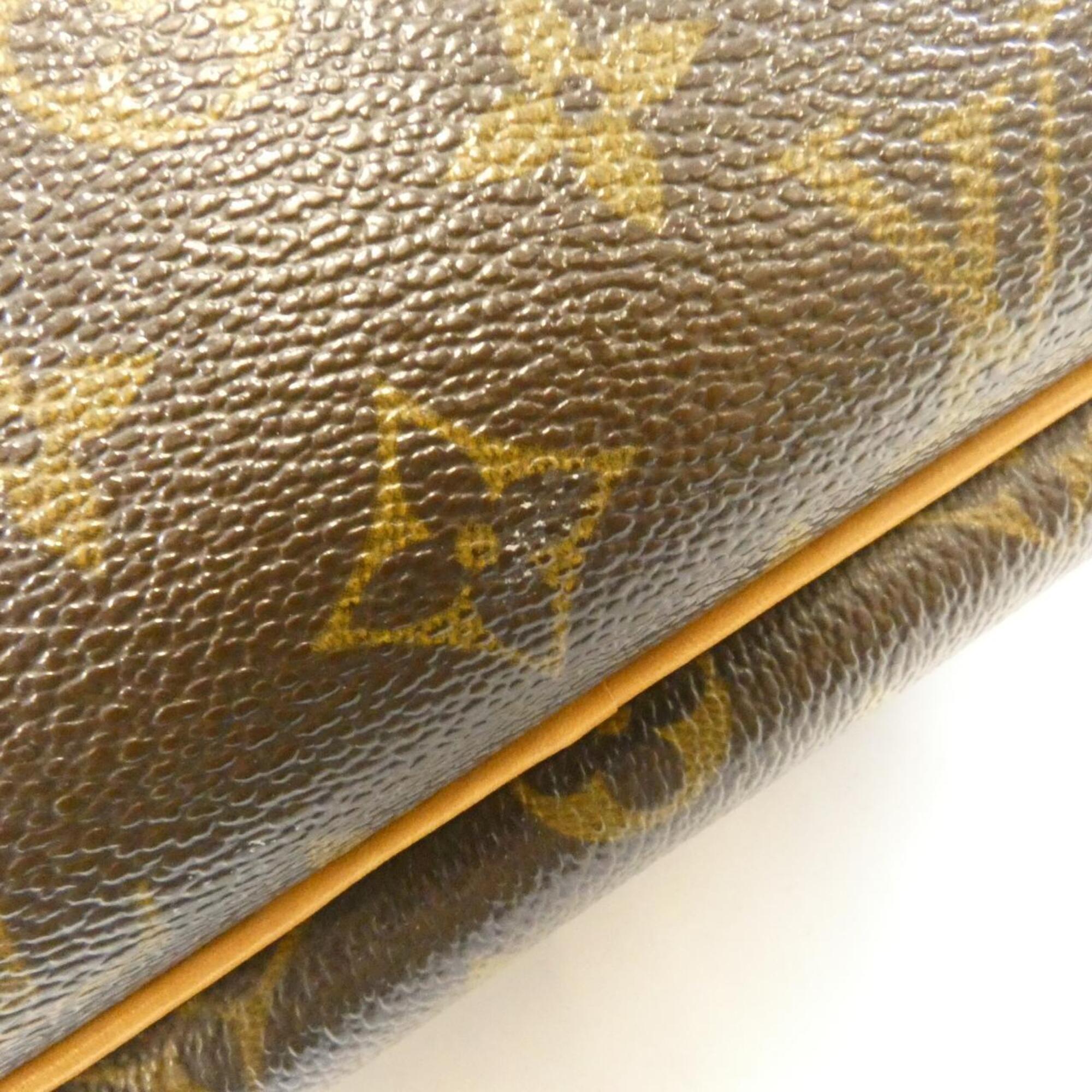 Louis Vuitton Marron Coated Canvas Shoulder Bag