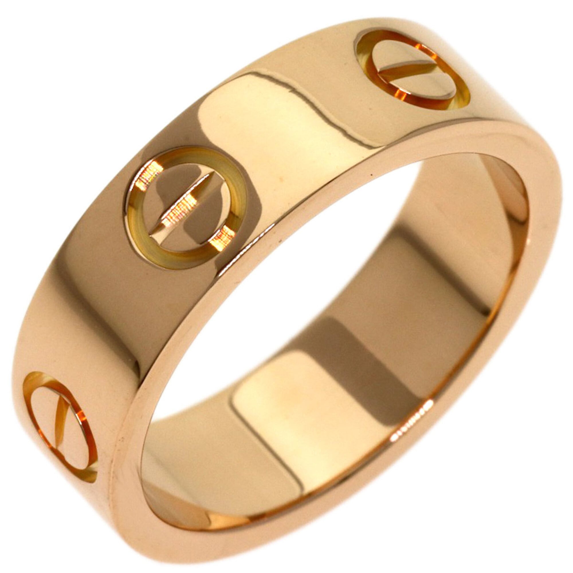 Cartier Love Pink Gold (18K) Band Ring (Pre-Owned)