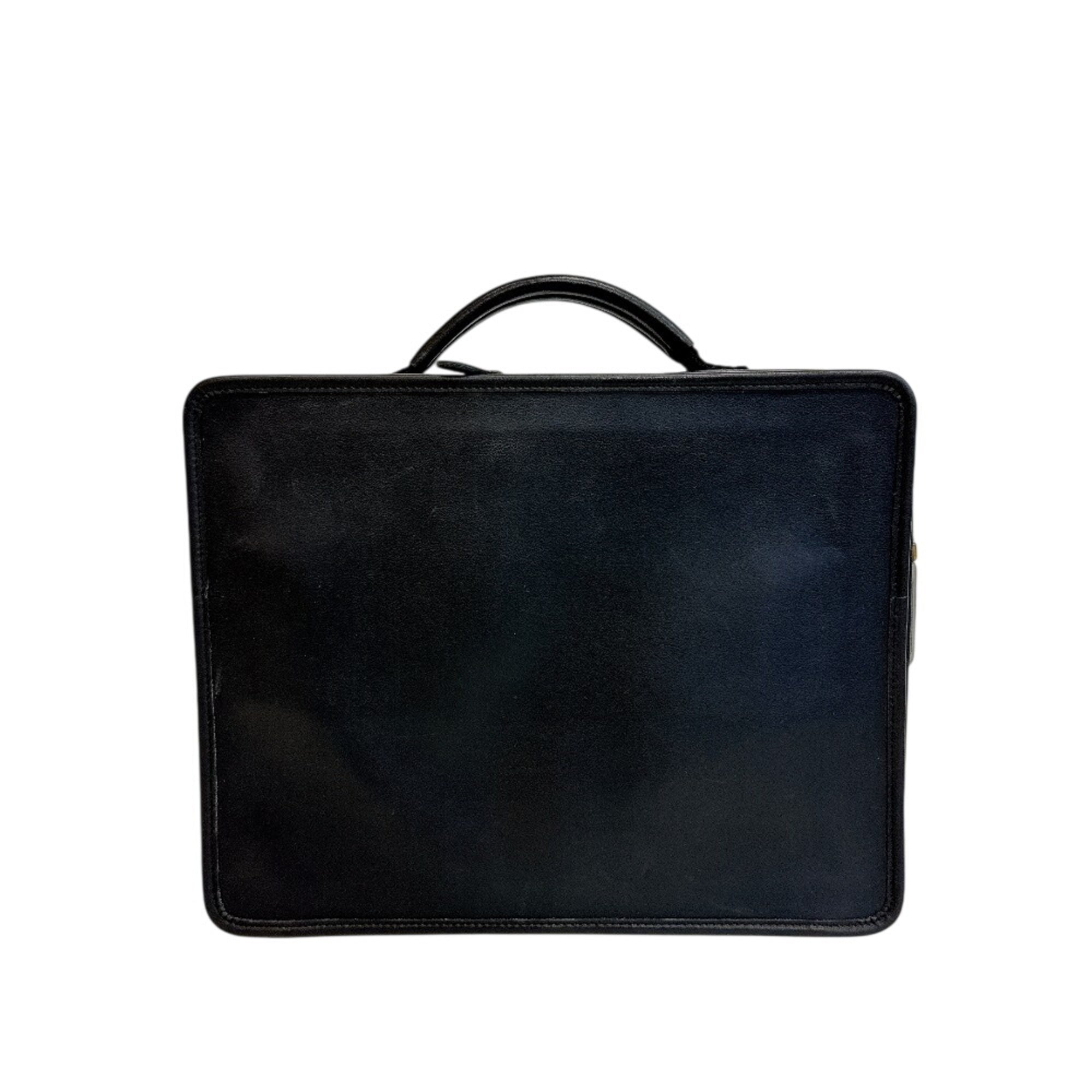 Coach Black Leather Briefcase (Pre-Owned)