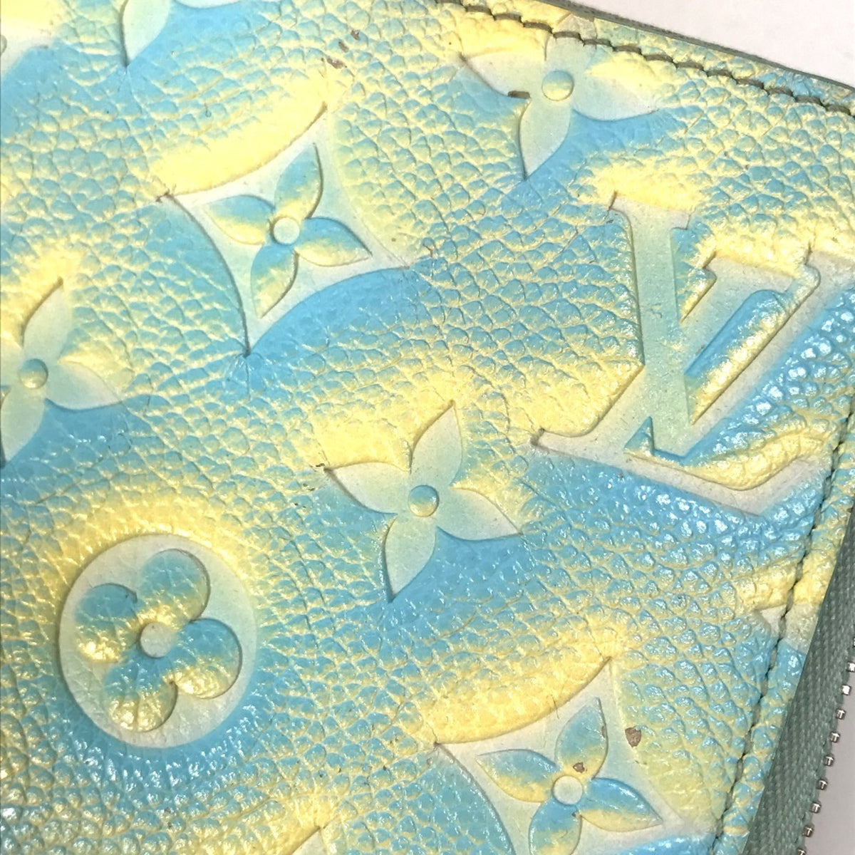 Louis Vuitton Monogram Empreinte Vert Yellow Monogram Empreinte Long Wallet (Bi-Fold) (Pre-Owned)