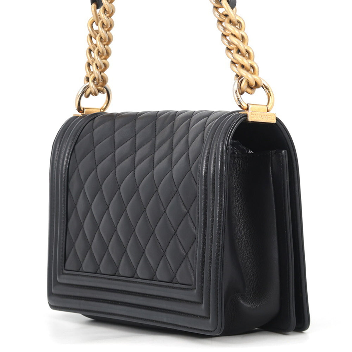 Chanel Black Handbag Shoulder Bag (Pre-Owned)
