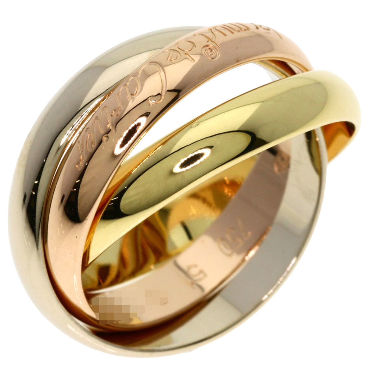 Cartier Yellow Gold (18K) Pink Gold (18K) White Gold (18K) Band Ring (Pre-Owned)