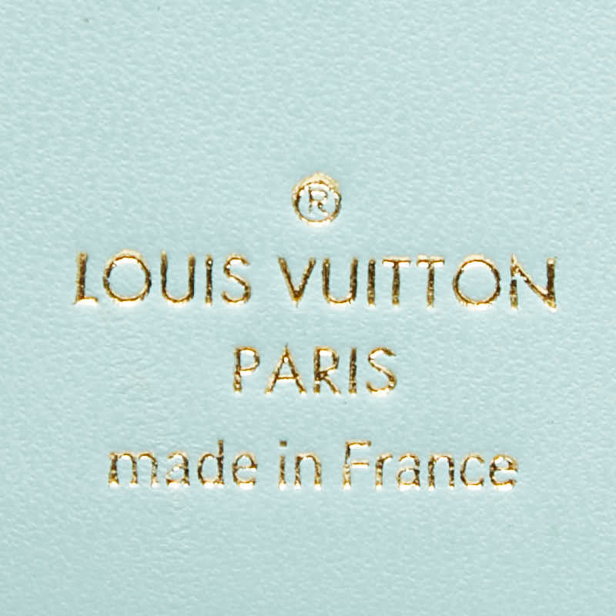 Louis Vuitton Beige Leather Long Wallet (Bi-Fold) (Pre-Owned)