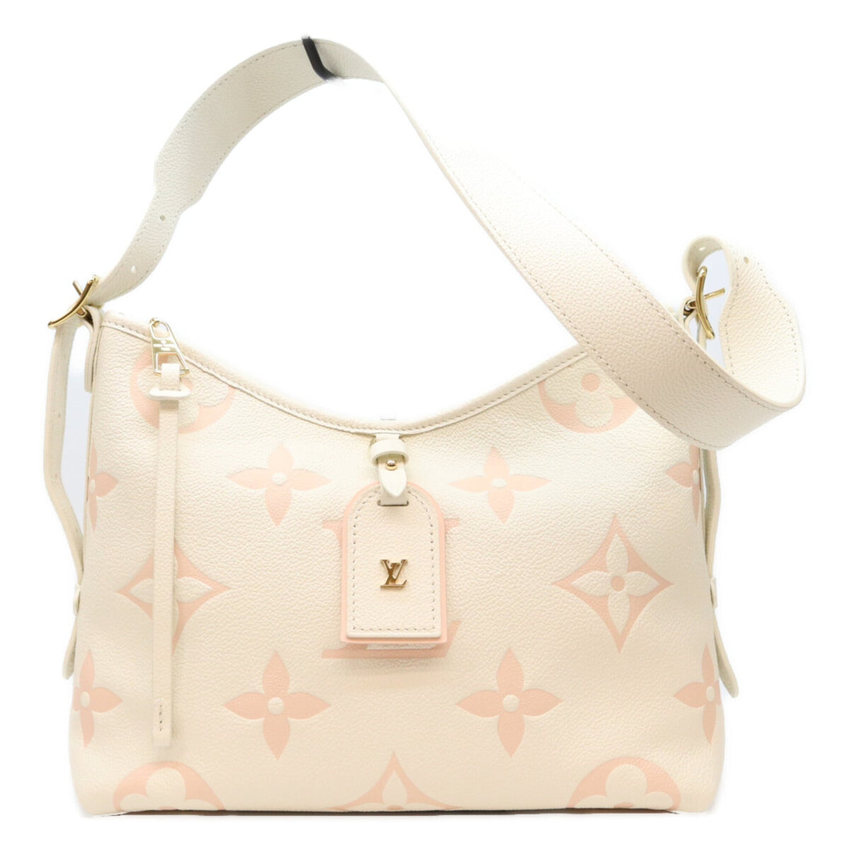 Louis Vuitton Pink White Monogram Empreinte Shoulder Bag (Pre-Owned)