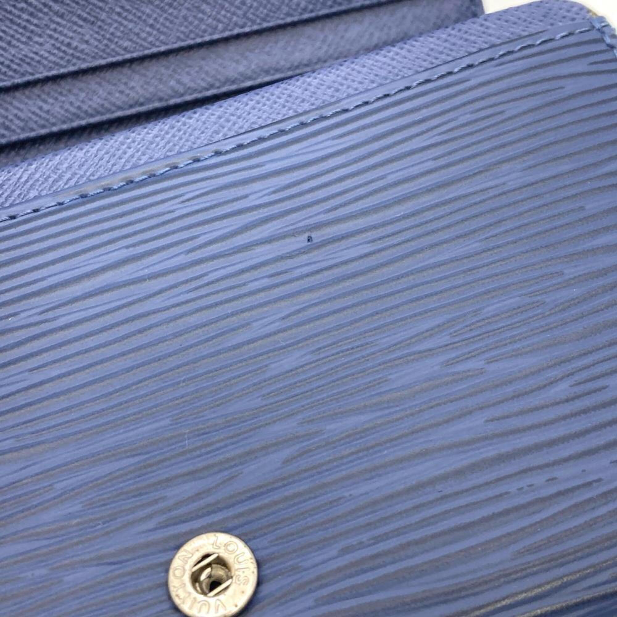 Louis Vuitton Blue Epi Leather Wallet (Bi-Fold) (Pre-Owned)