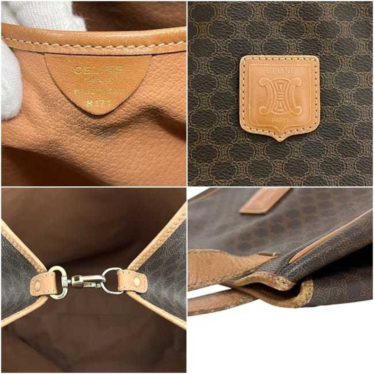 Celine Brown Pvc Tote Bag (Pre-Owned)