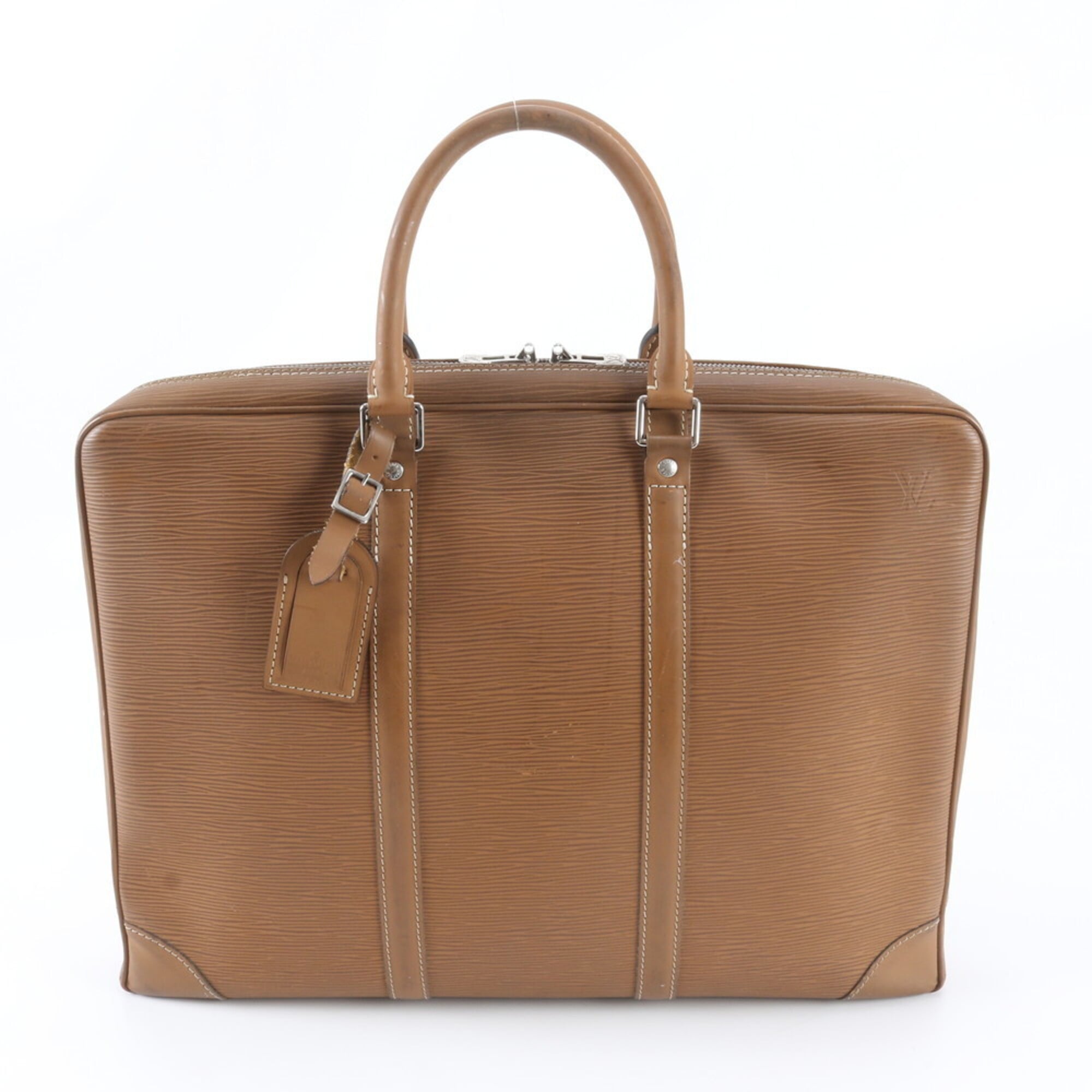 Louis Vuitton Epi Brown Leather Handbag (Pre-Owned)