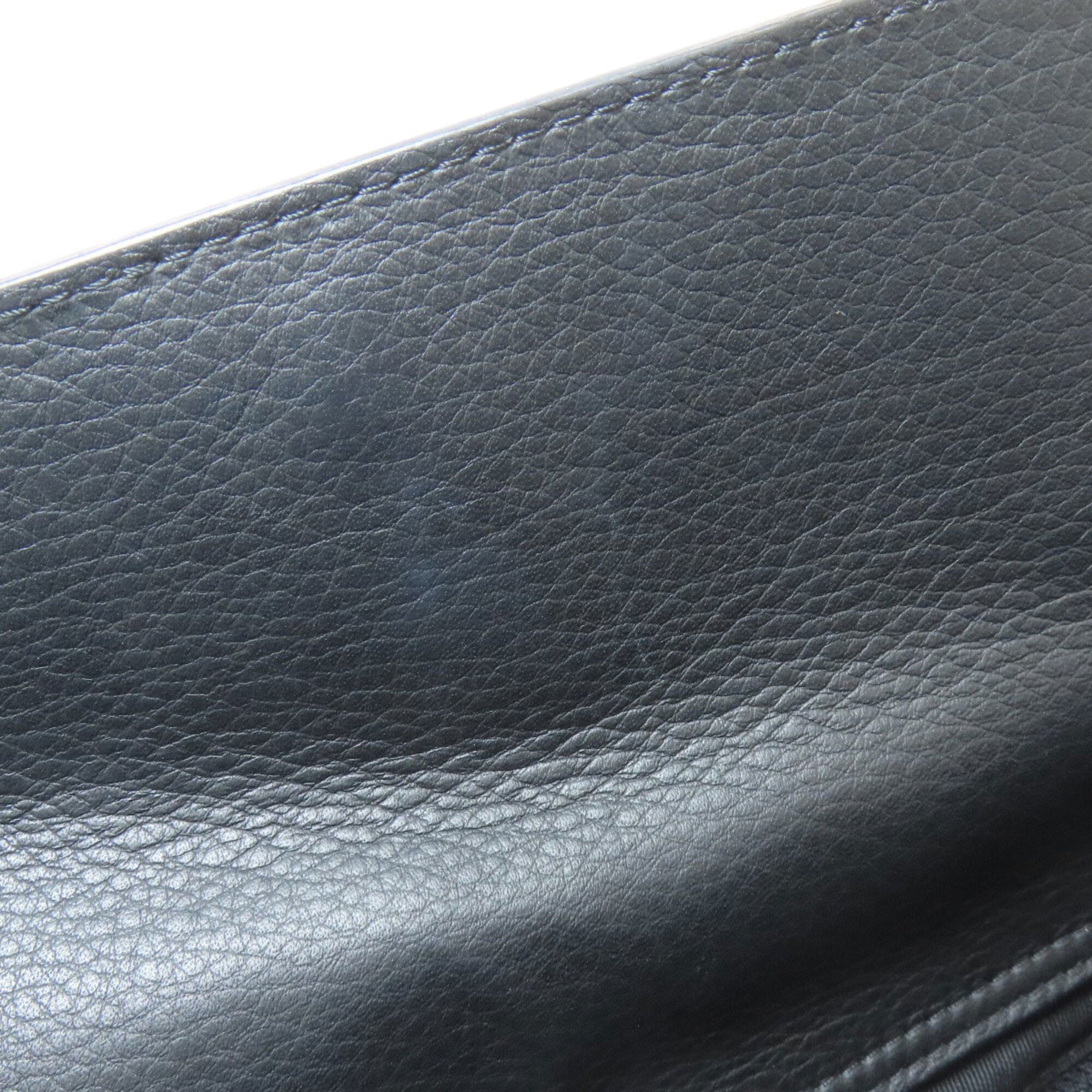 Chanel Matelasse Black Leather Tote Bag (Pre-Owned)