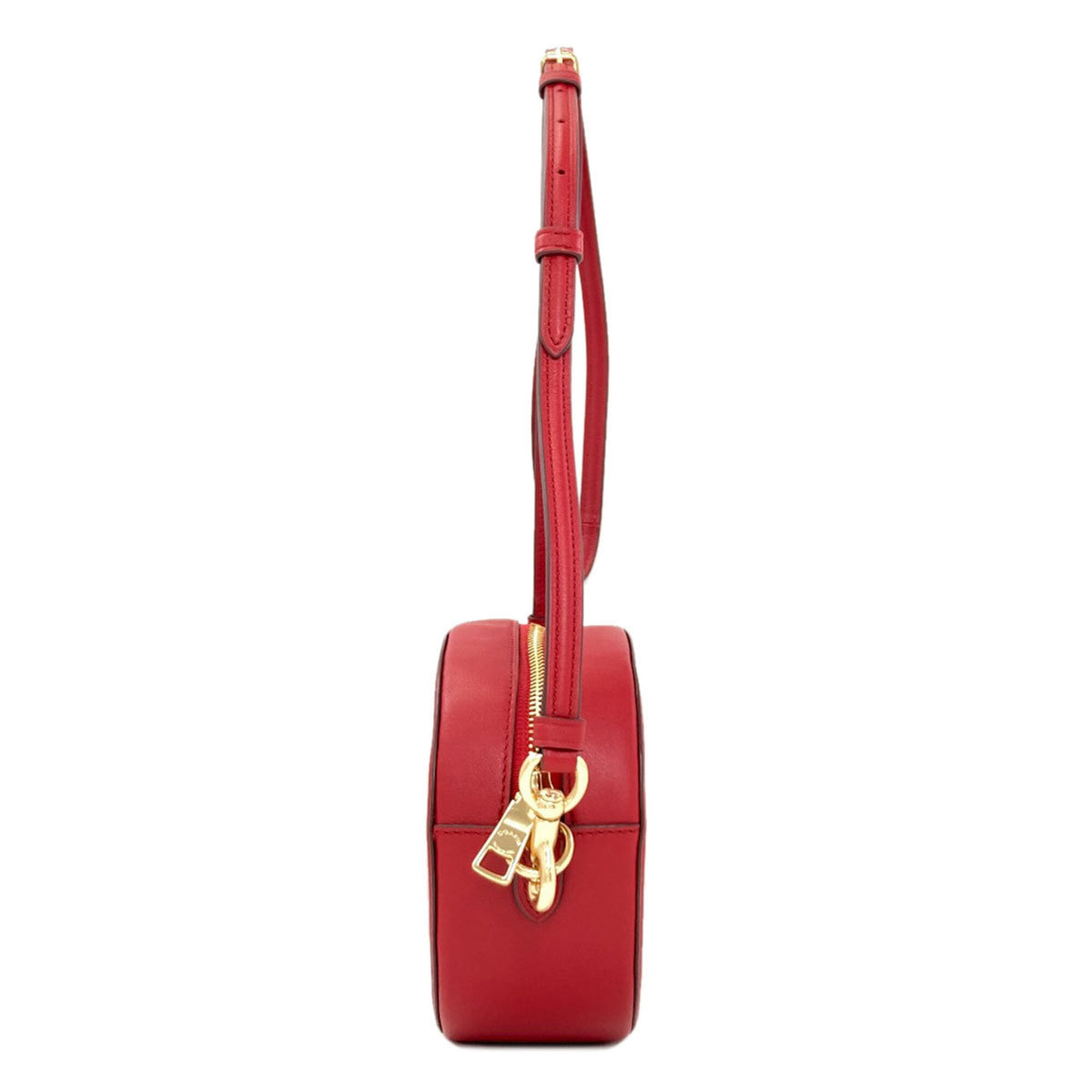 Coach Red Color Pvc Leather Shoulder Bag (Pre-Owned)