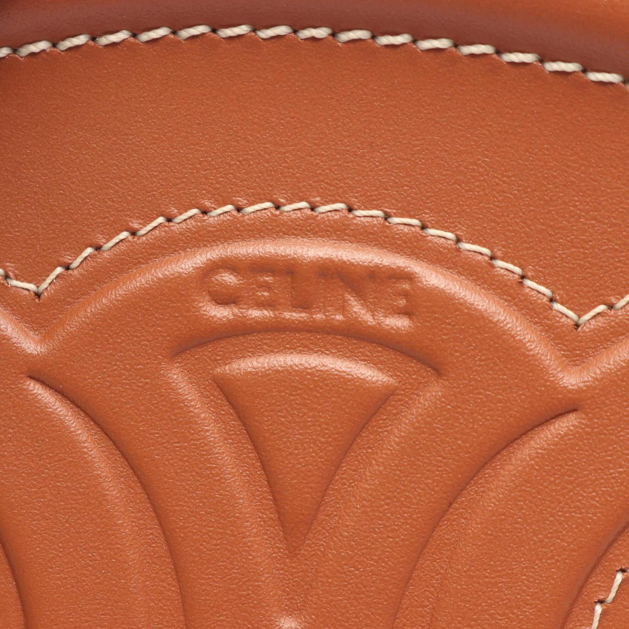 Celine Brown Leather Shoulder Bag (Pre-Owned)