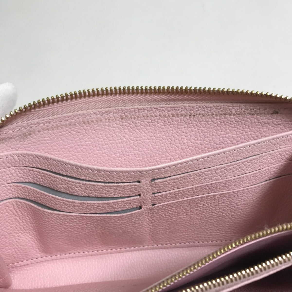 Louis Vuitton Monogram Empreinte Pink Monogram Empreinte Long Wallet (Bi-Fold) (Pre-Owned)