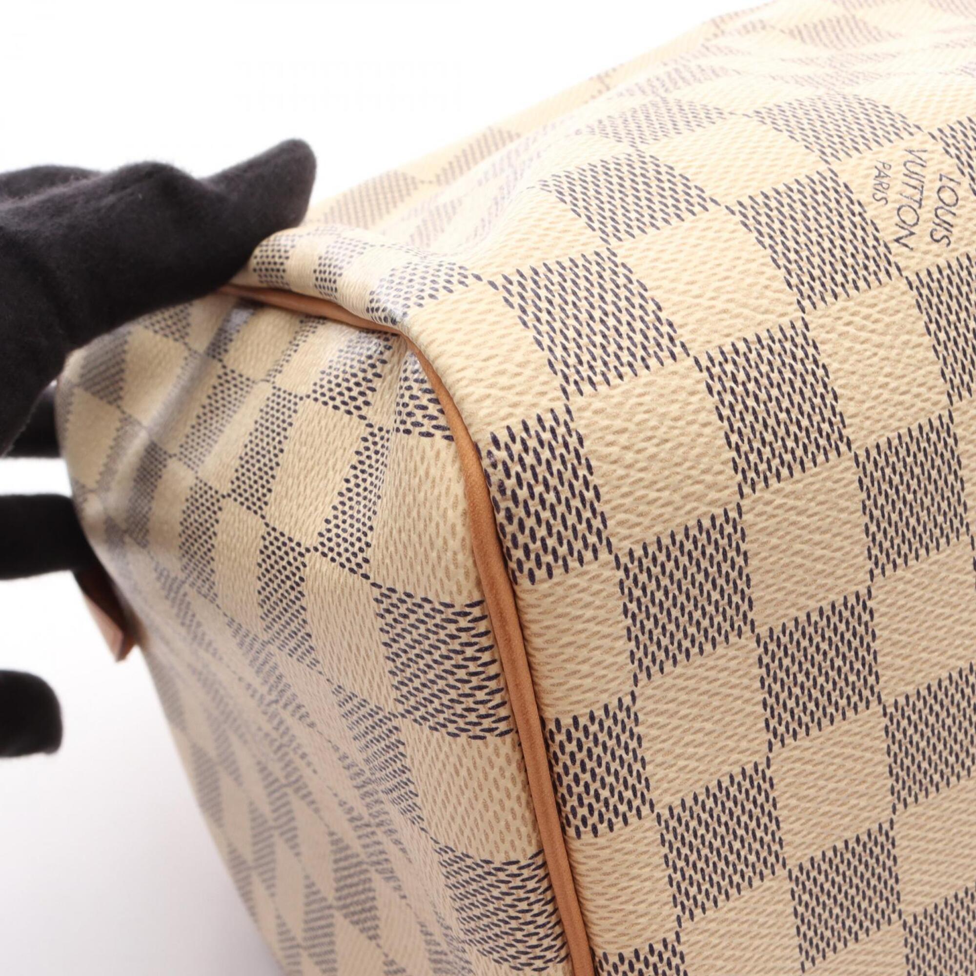 Louis Vuitton White Pvc Leather Handbag (Pre-Owned)