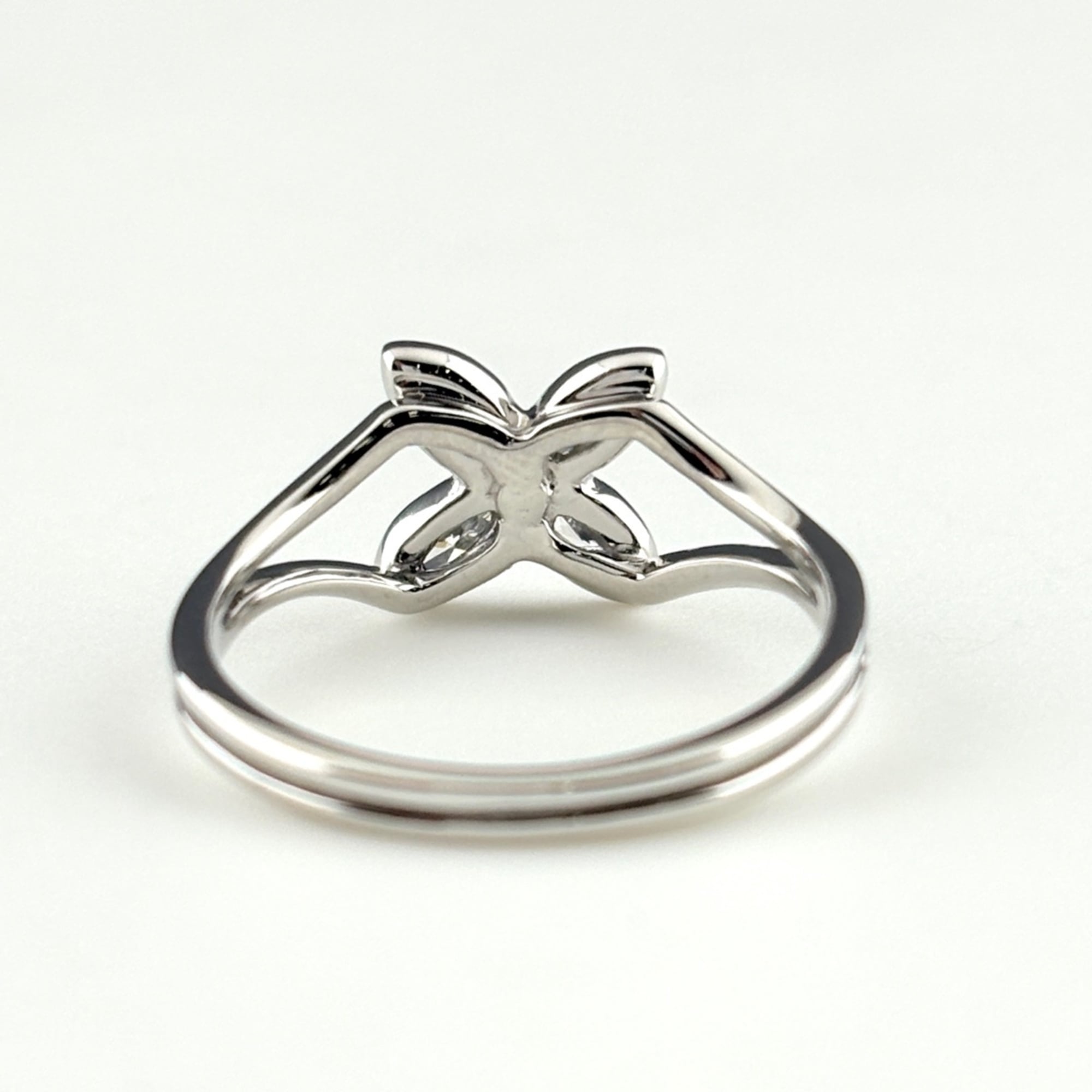 Tiffany Silver Platinum 950 Band Ring (Pre-Owned)