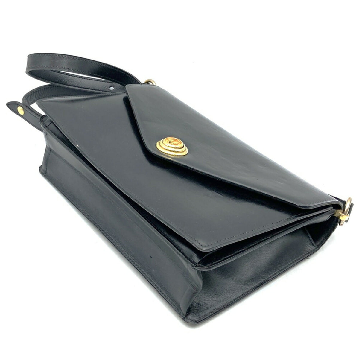 Christian Dior Black Leather Shoulder Bag (Pre-Owned)