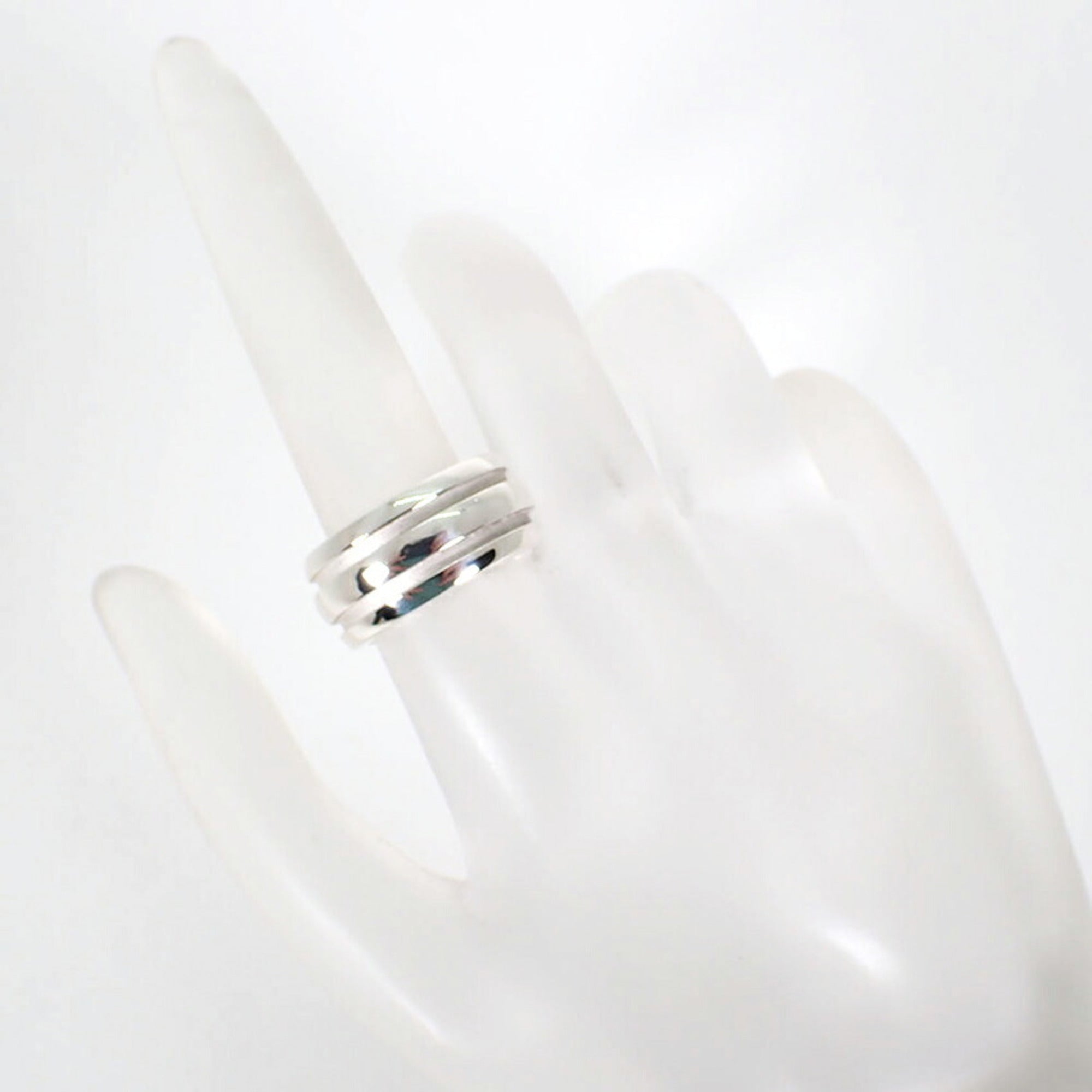 Tiffany Sterling Silver 925 Band Ring (Pre-Owned)