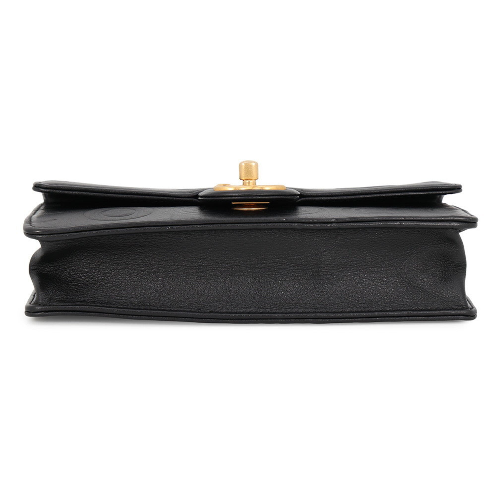 Chanel Black Leather Shoulder Bag (Pre-Owned)