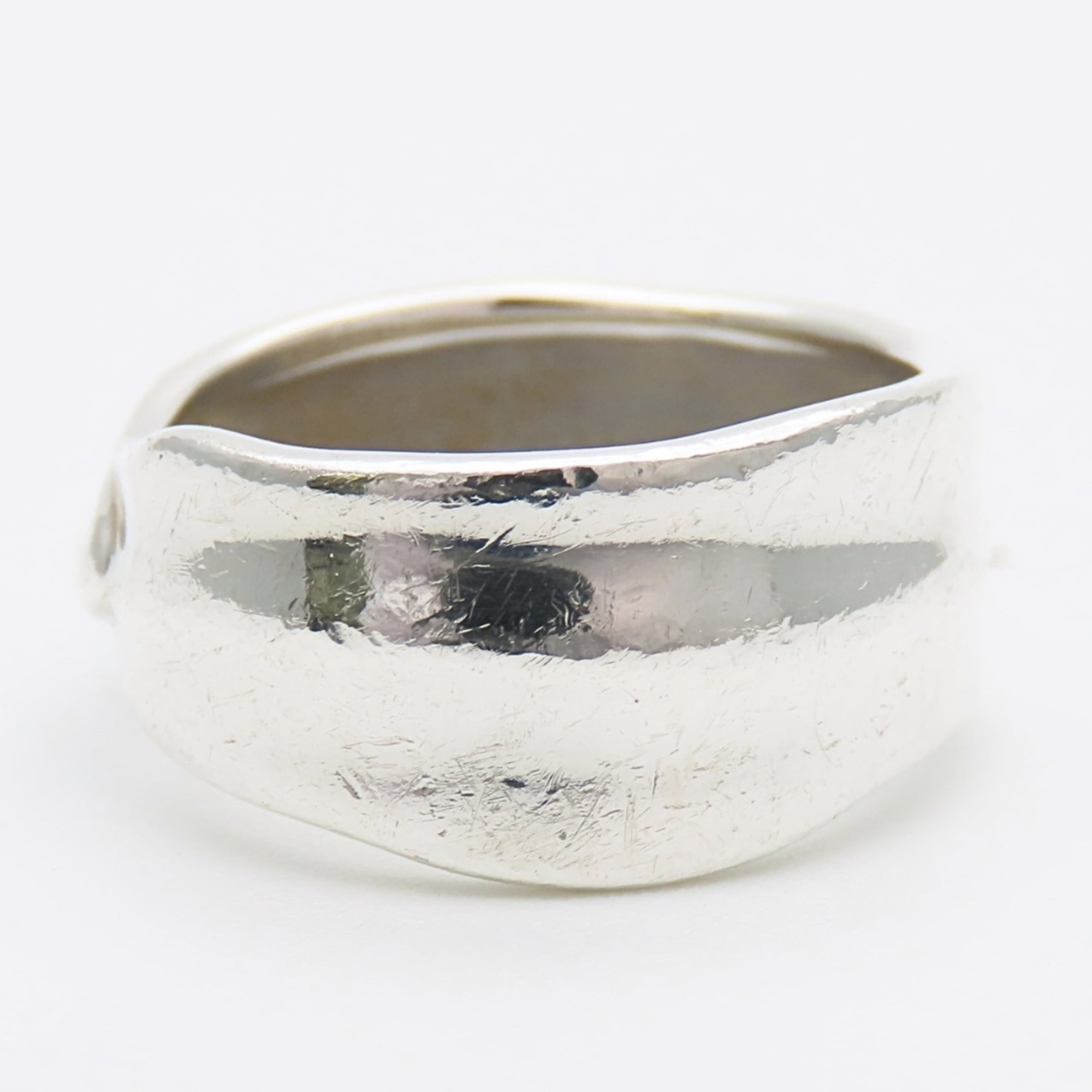 Tiffany Silver Silver 925 Band Ring (Pre-Owned)